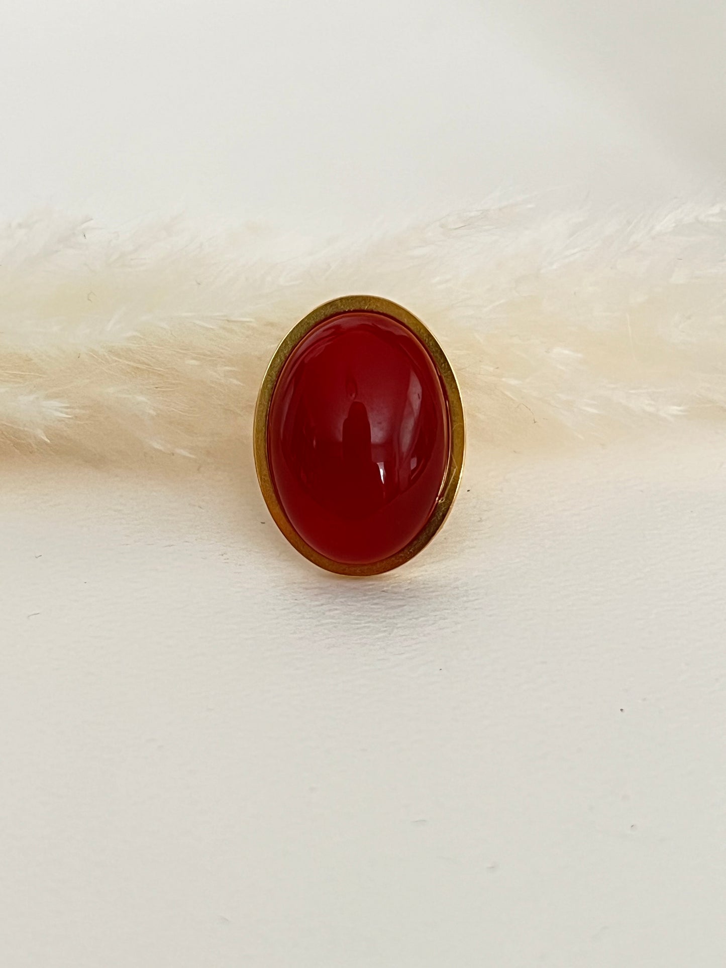 Romantic Statement Gold Ring