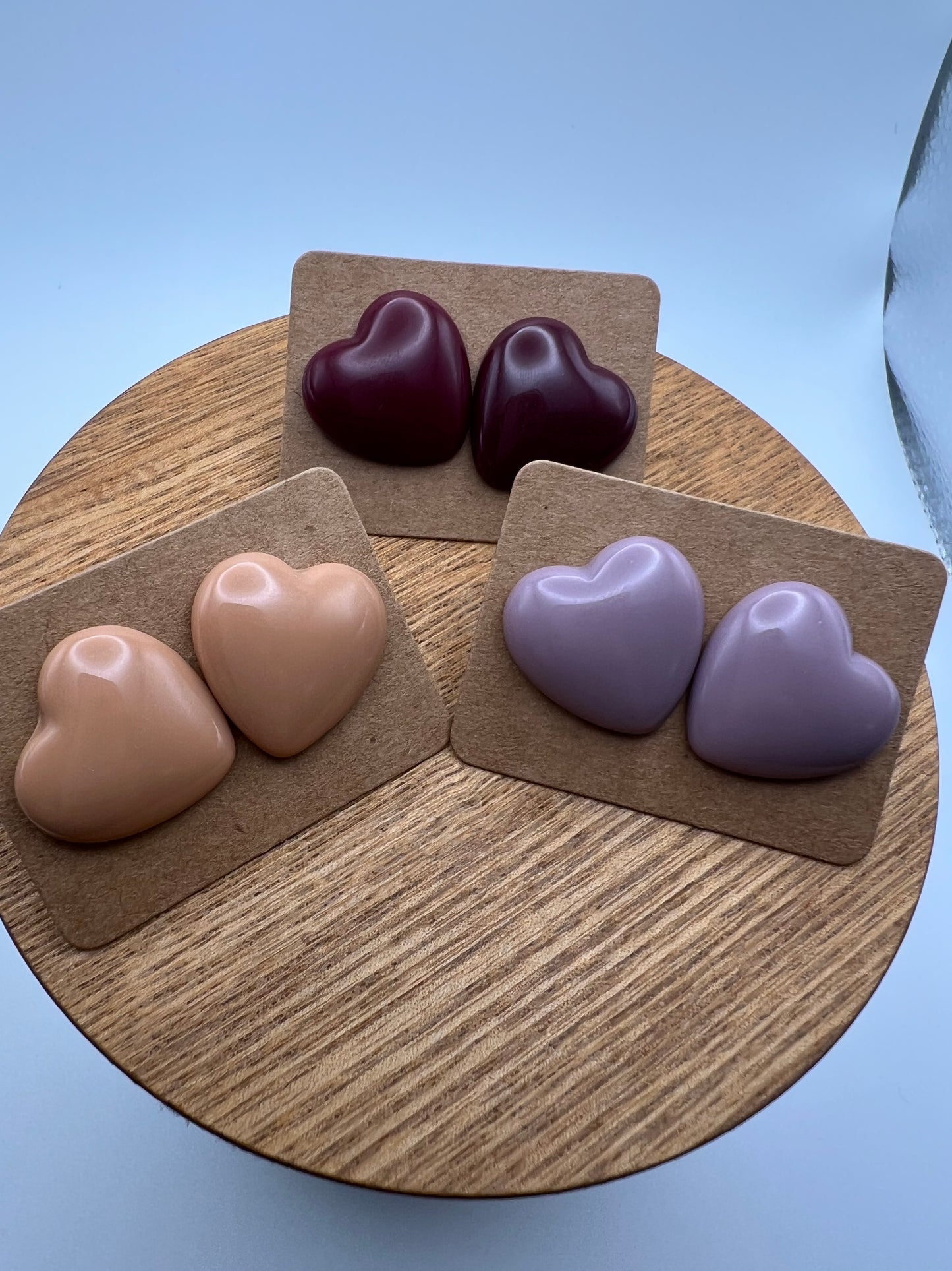 Heart Stud Earrings