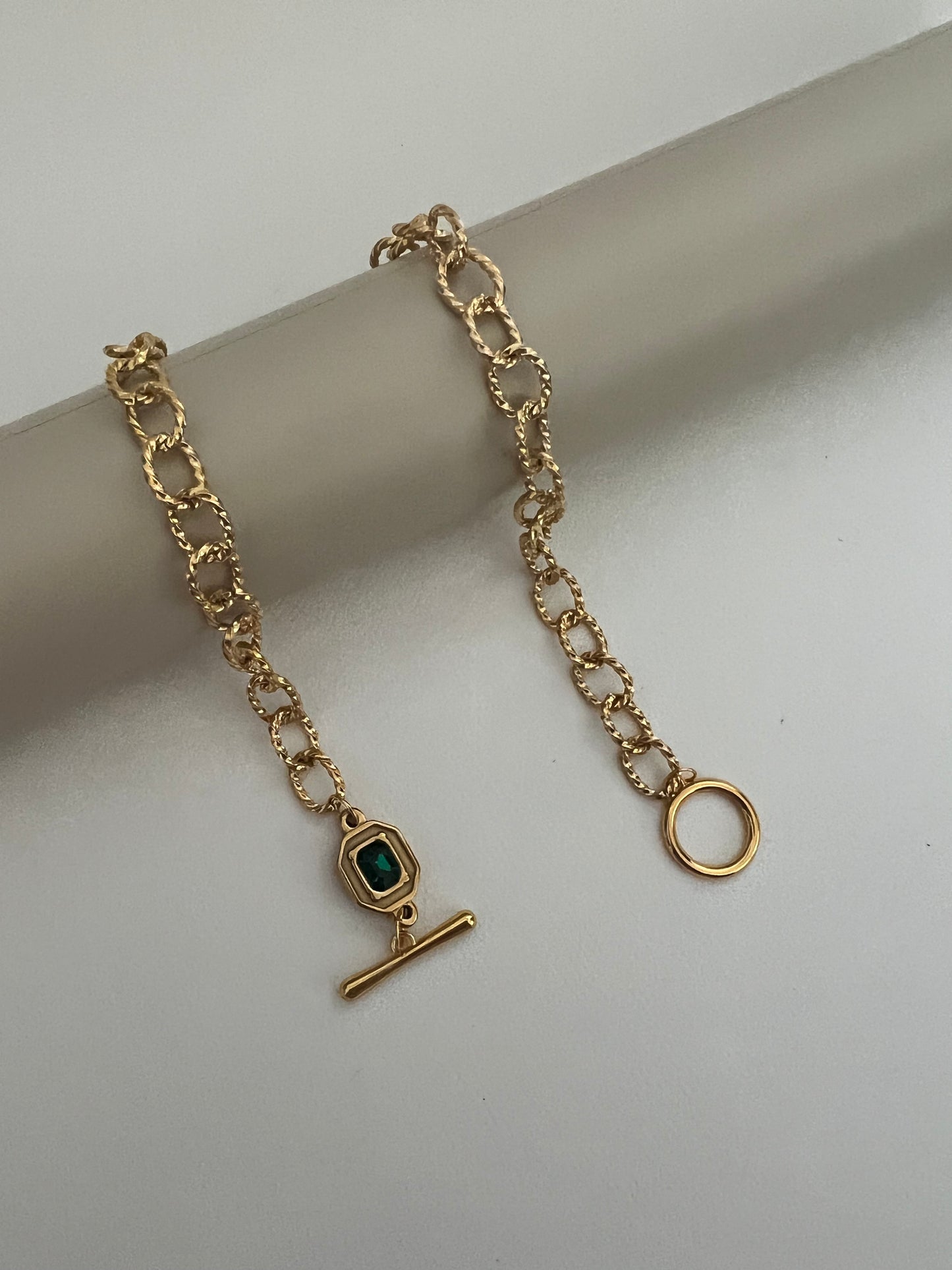 Art Deco Chunky Gold Necklace