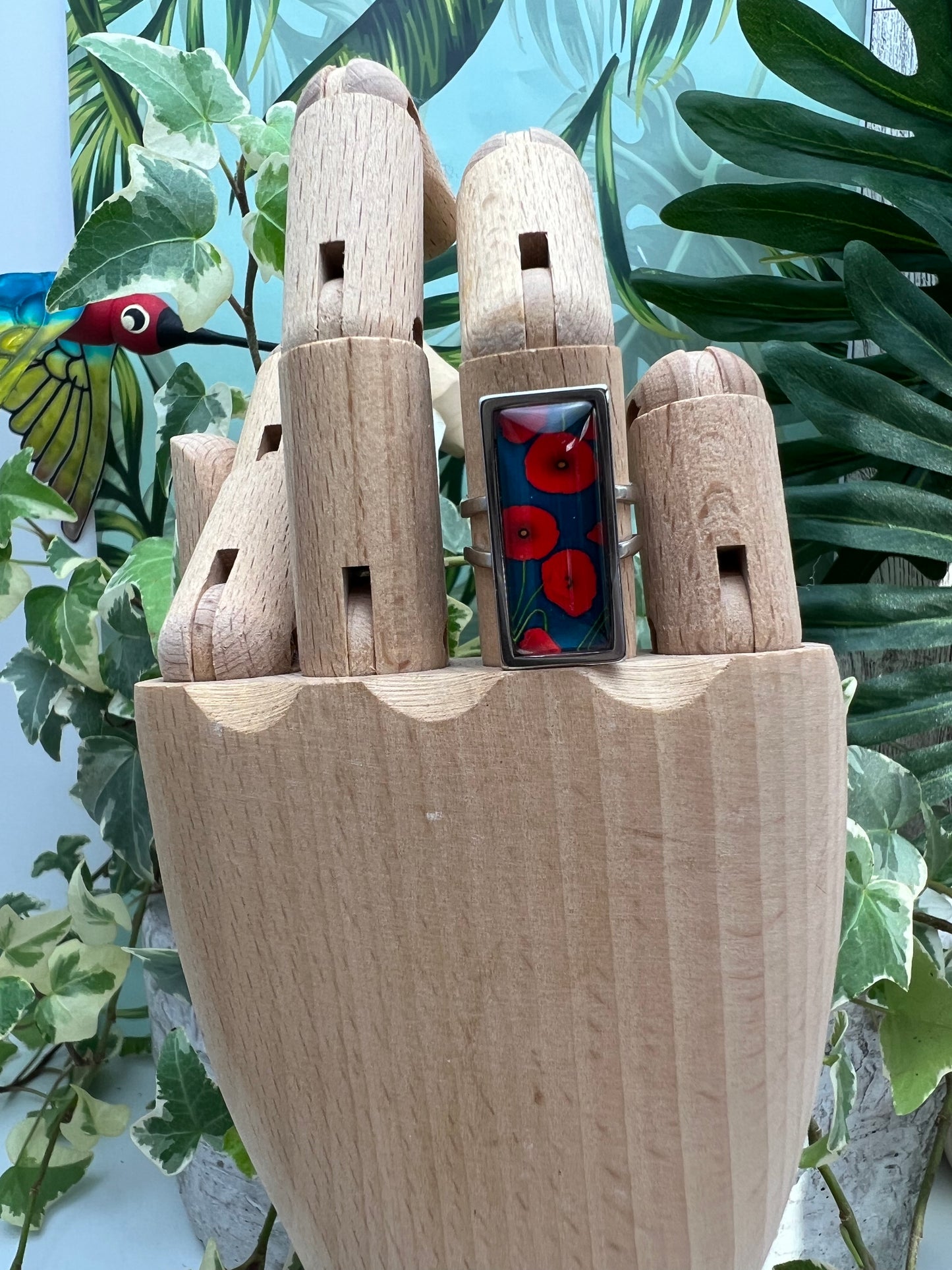 Stylish Rectangular Statement Rings