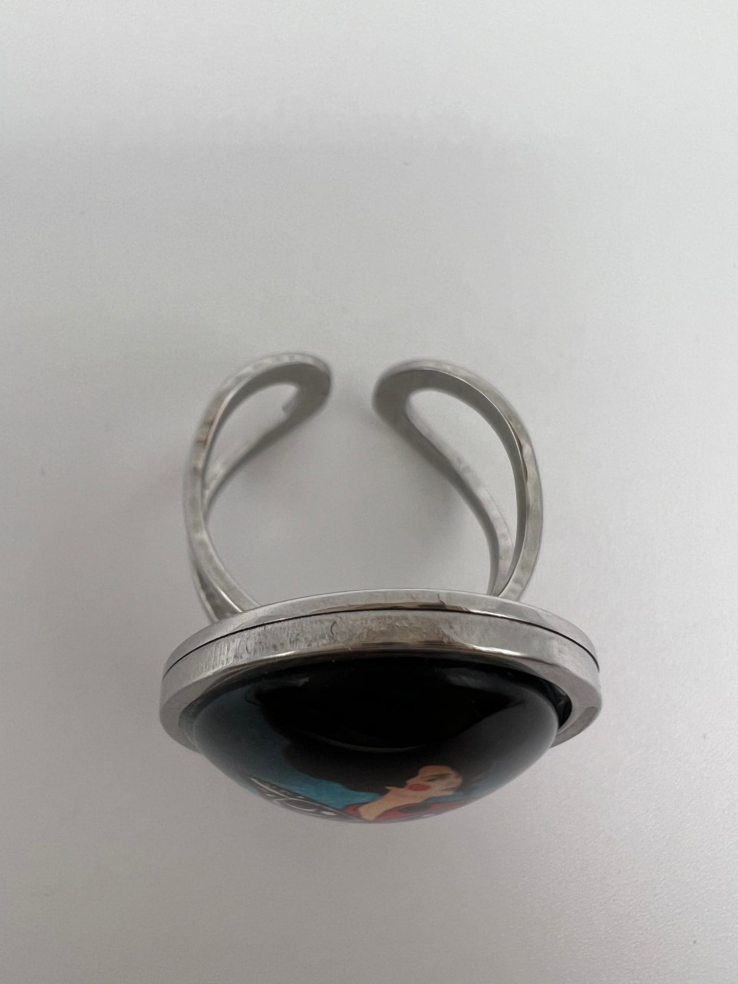 Winged Woman Oval Ring