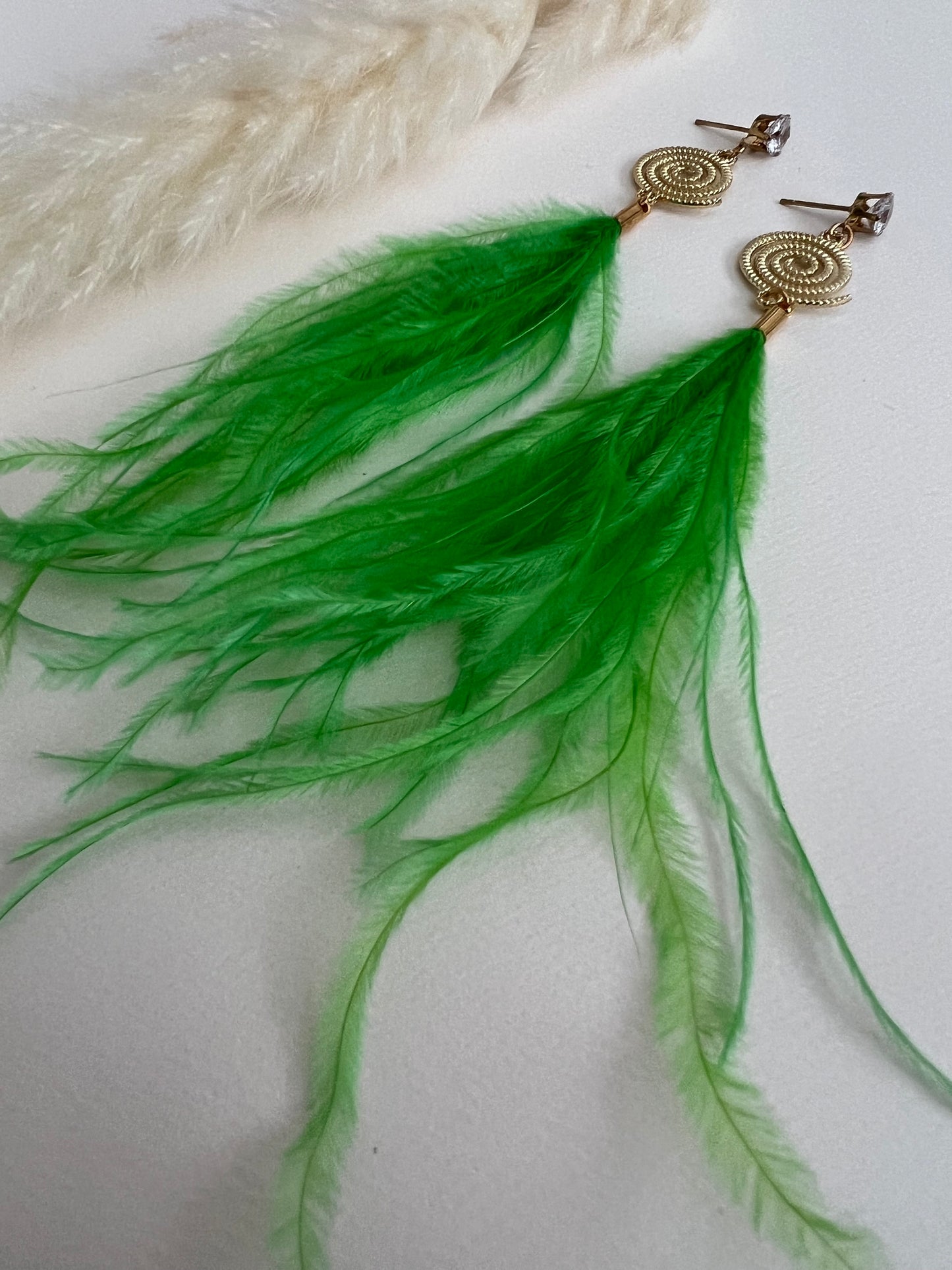 Whimsical Feather Earrings