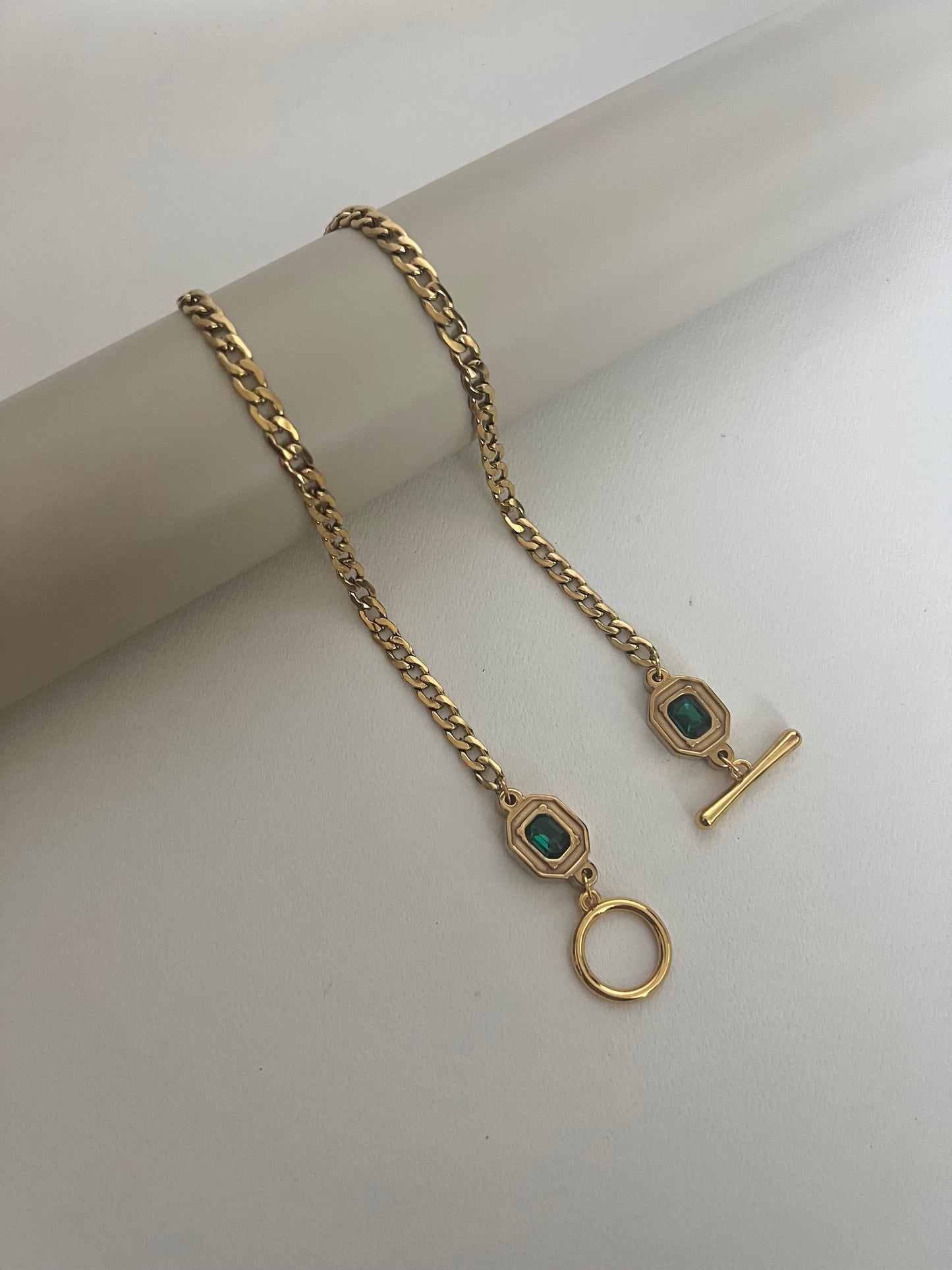 Art Deco Chunky Gold Necklace