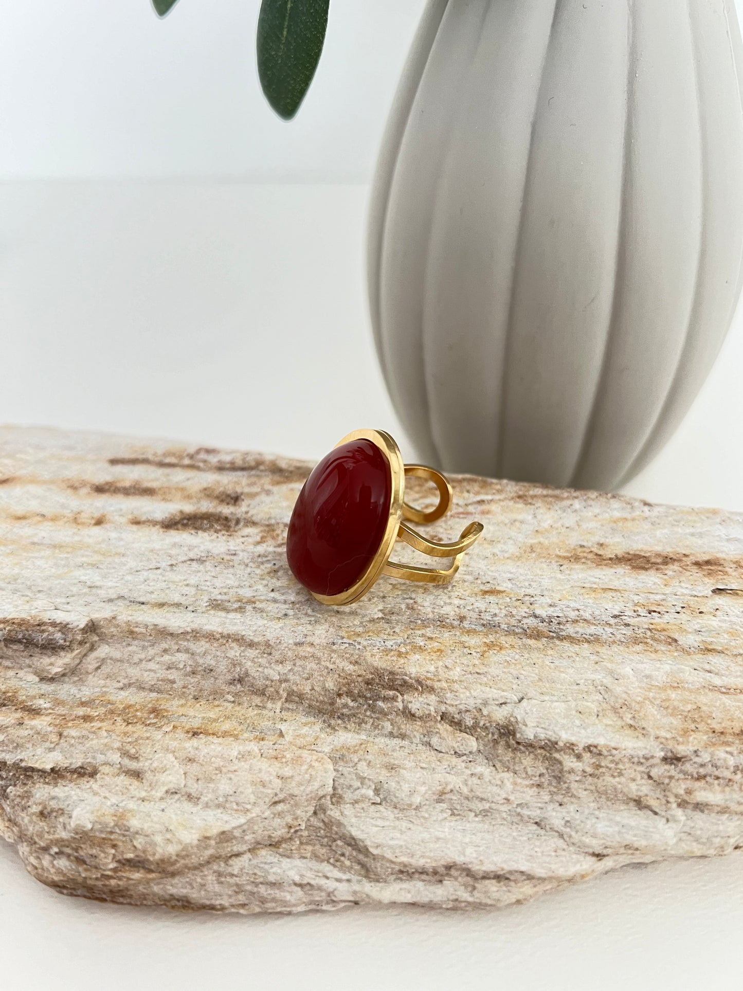 Romantic Statement Gold Ring