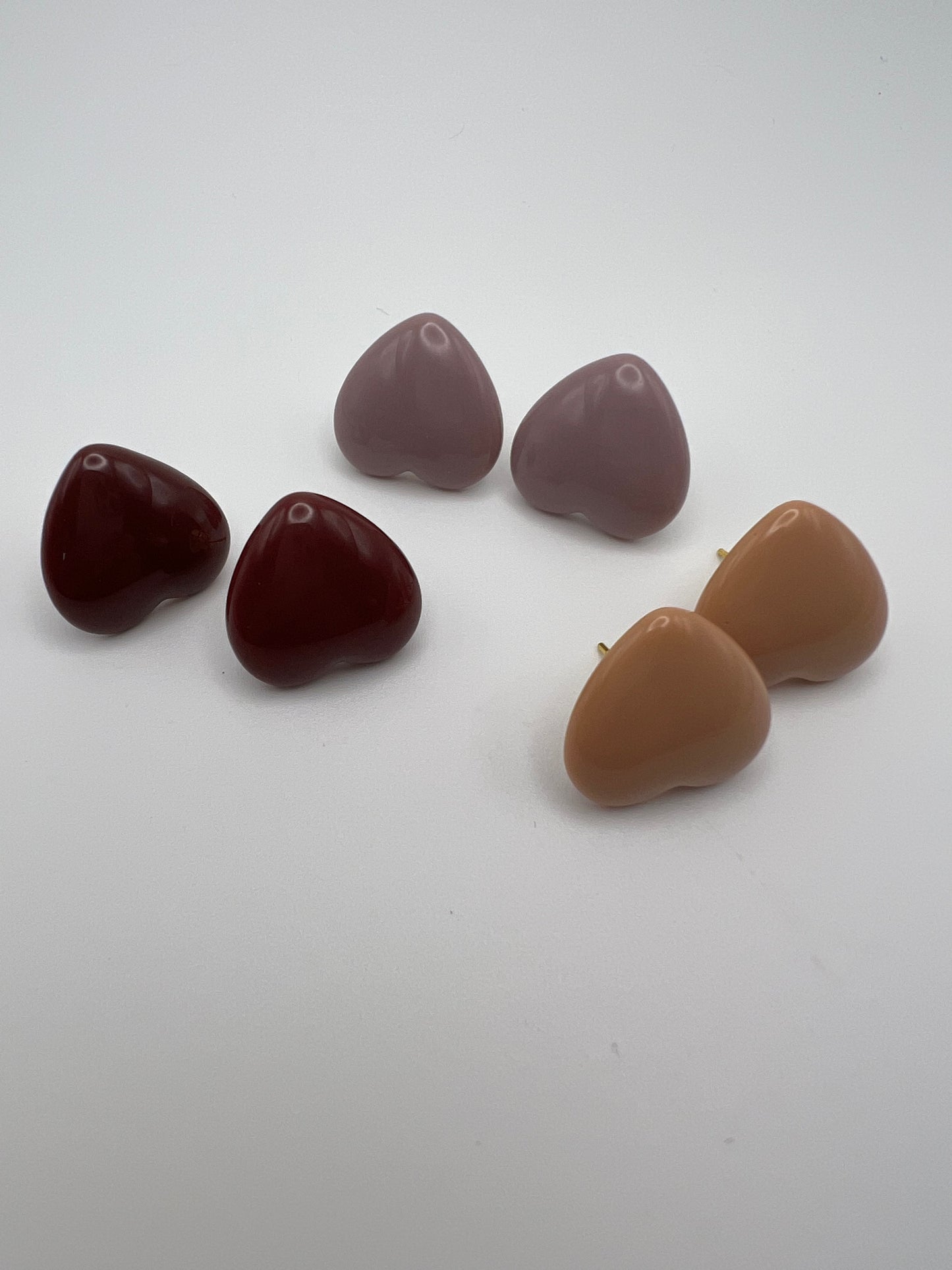 Heart Stud Earrings