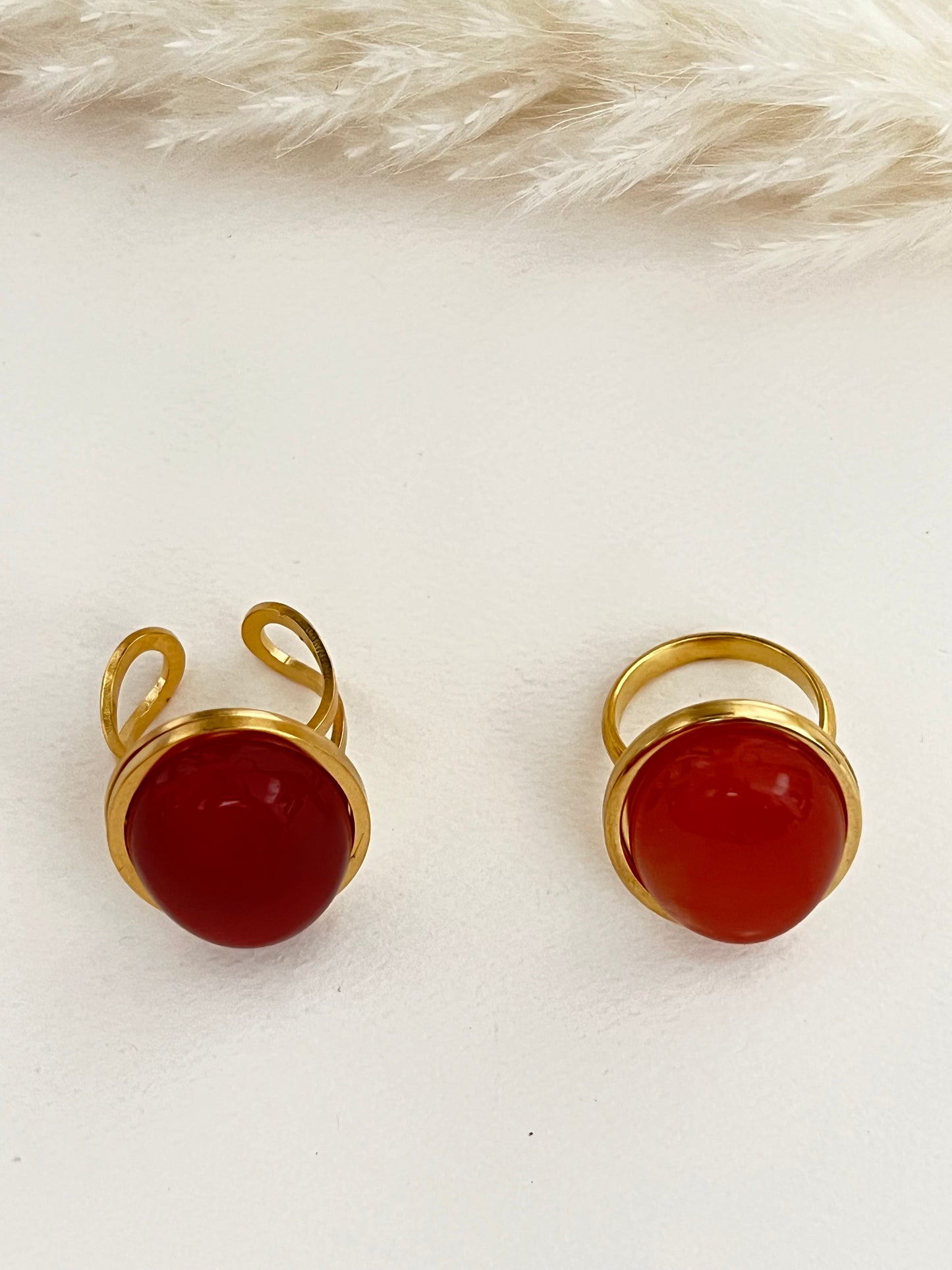 Romantic Statement Gold Ring