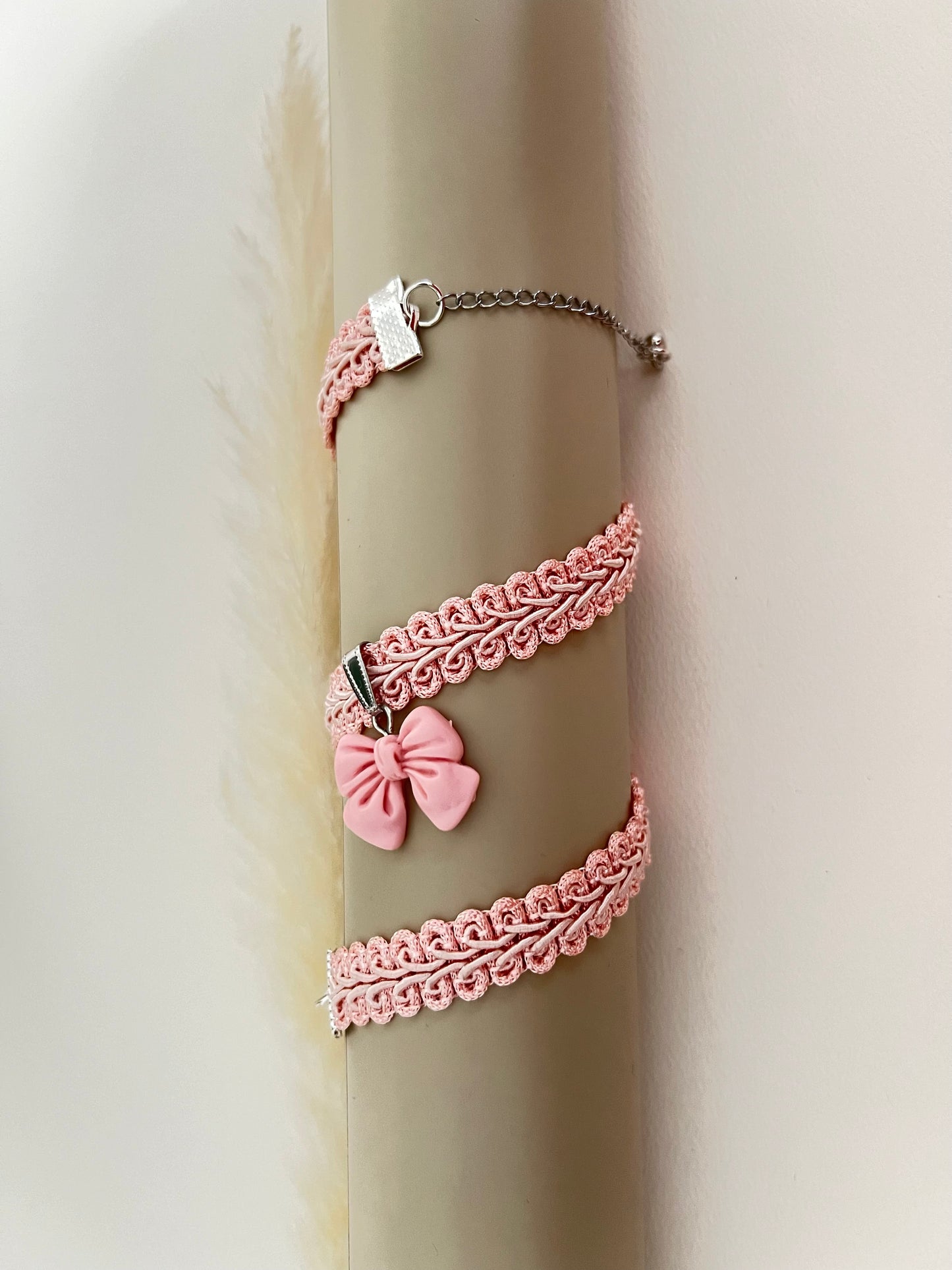 Cute Bow Pastel Color Chokers