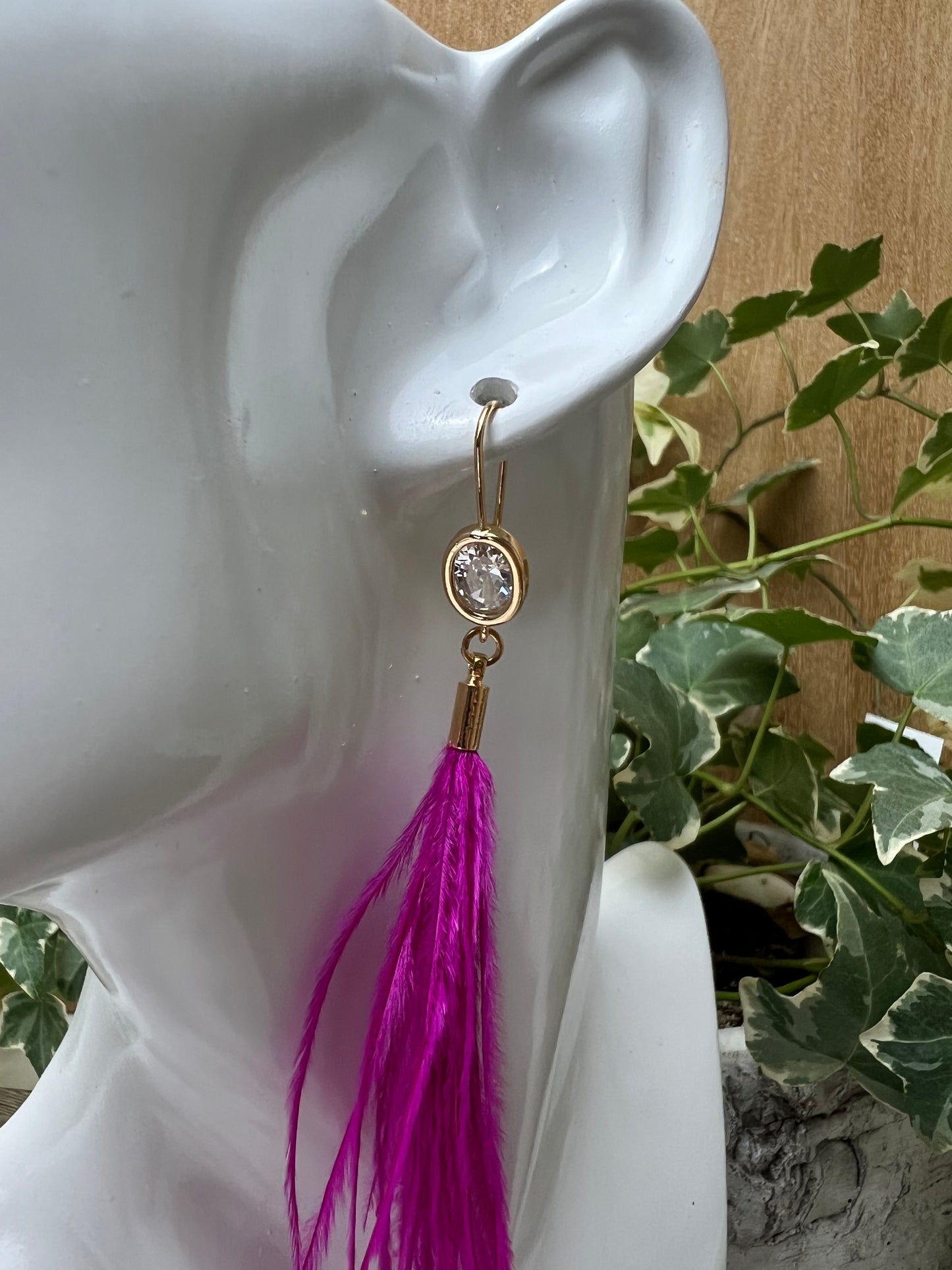 Whimsical Feather Earrings