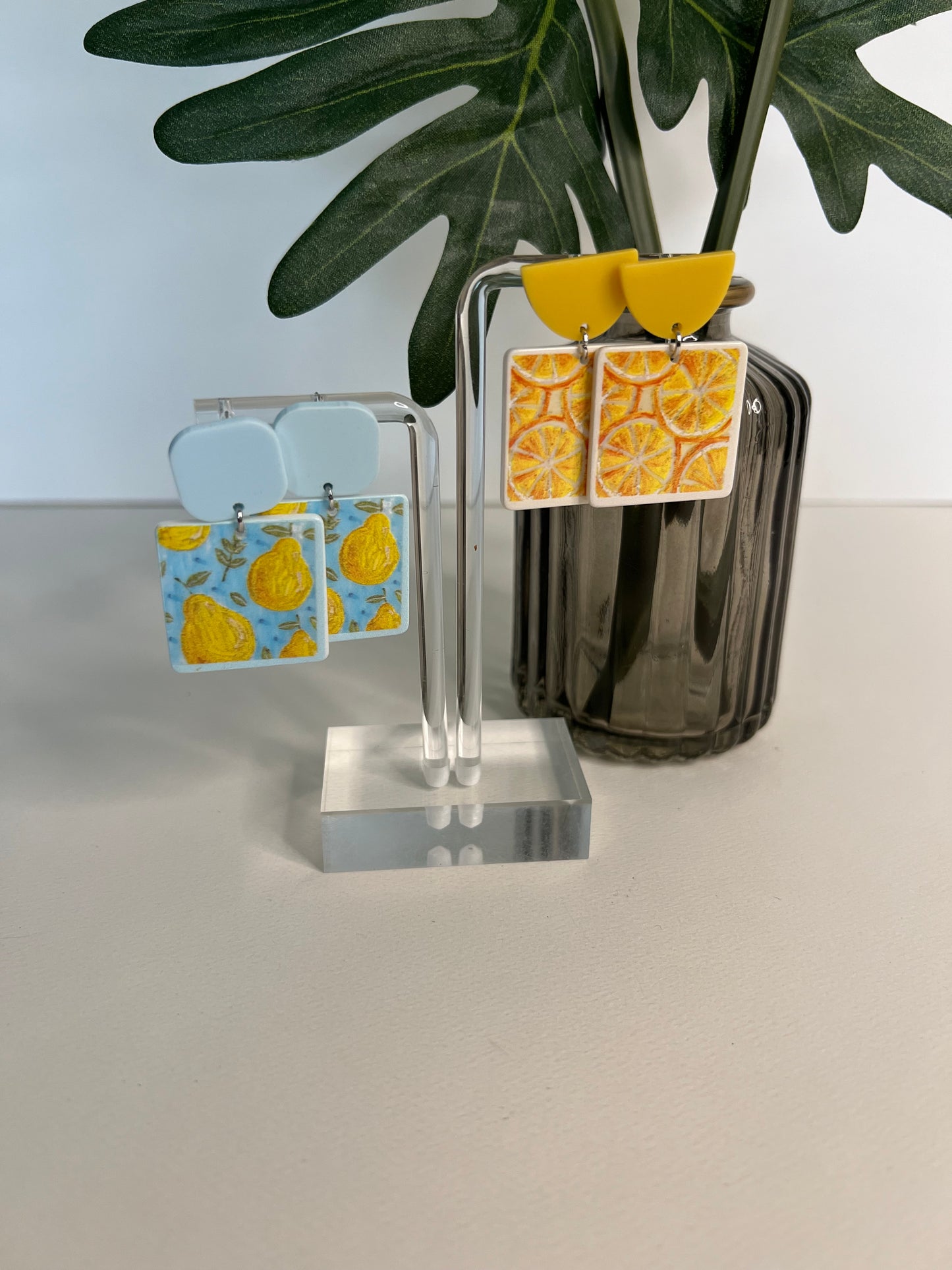 Retro Vintage-Inspired Fruit Earrings