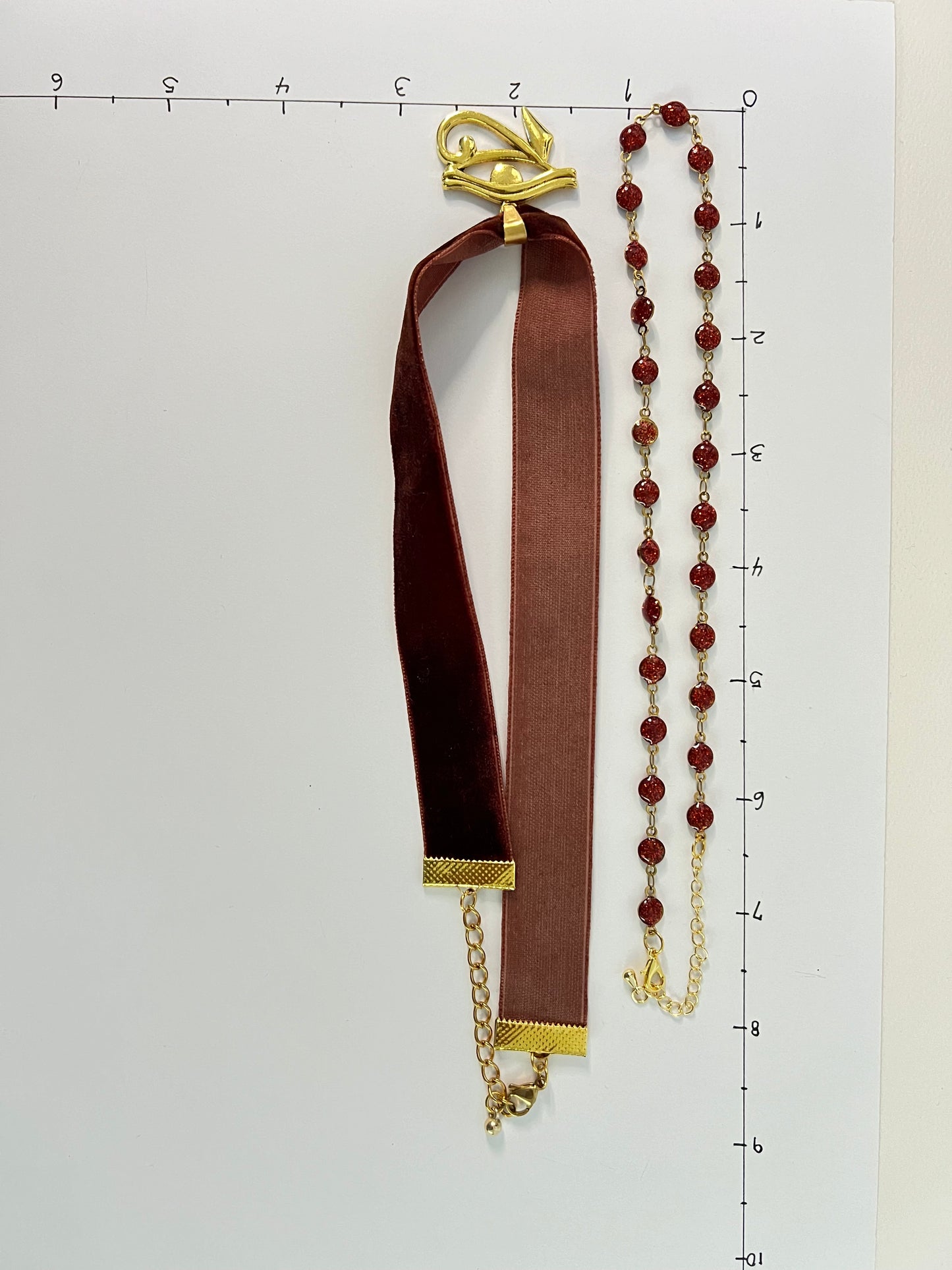 Eye of Horus Pendant Choker