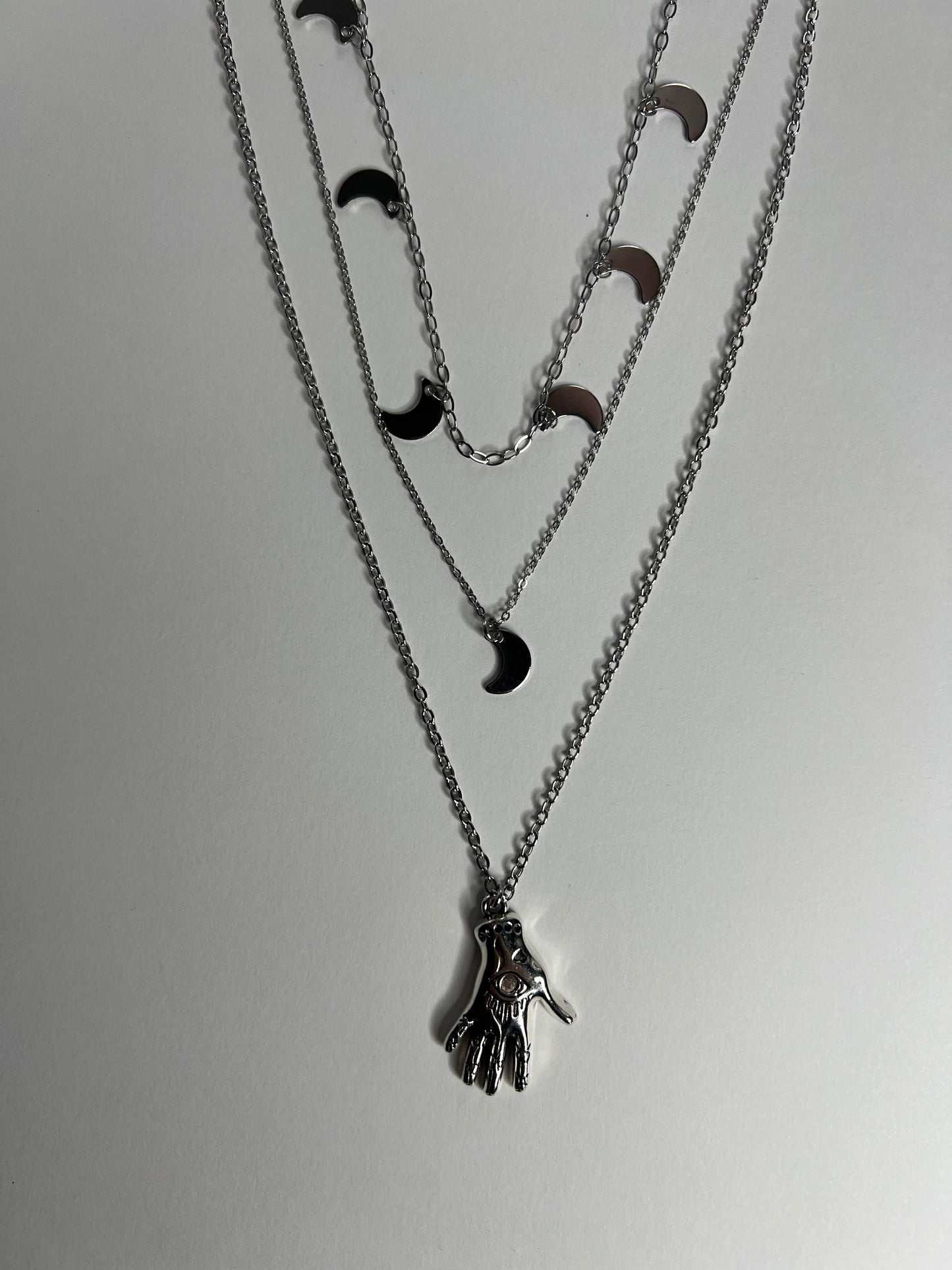 Palmistry & Moon Layered Necklace