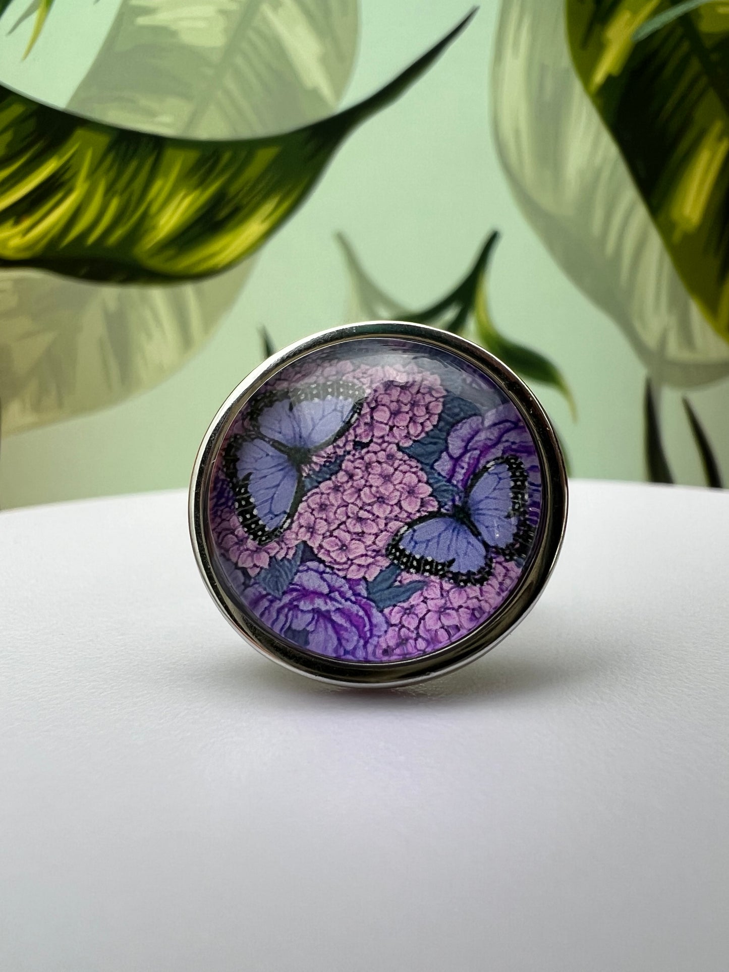 Boho Chic Floral Statement Rings