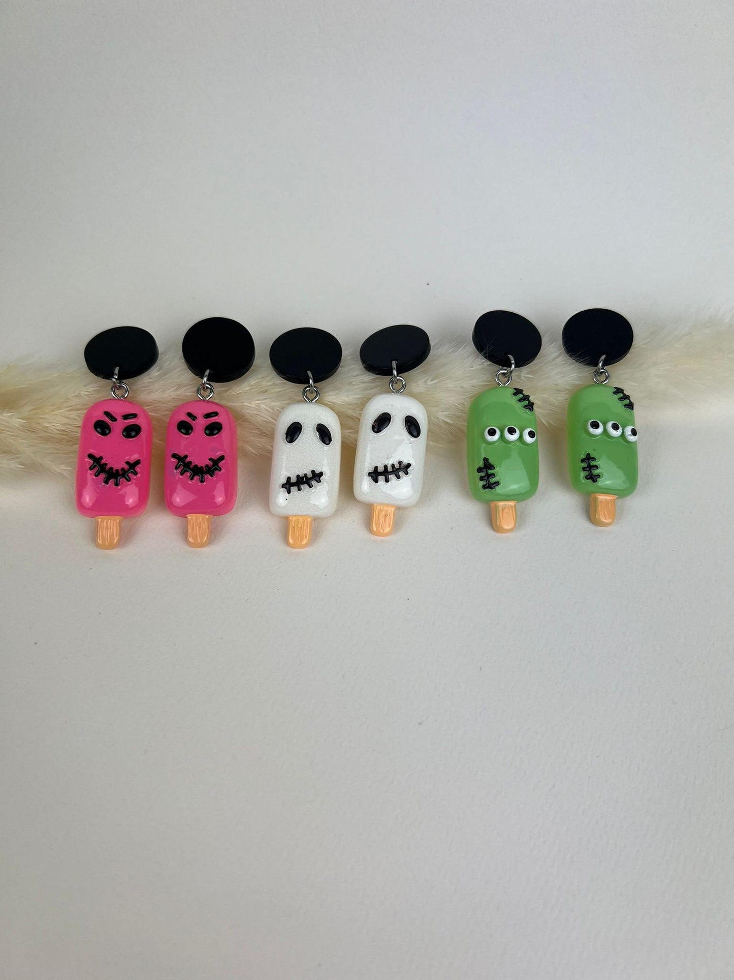 Cute Spooky Popsicles Earrings