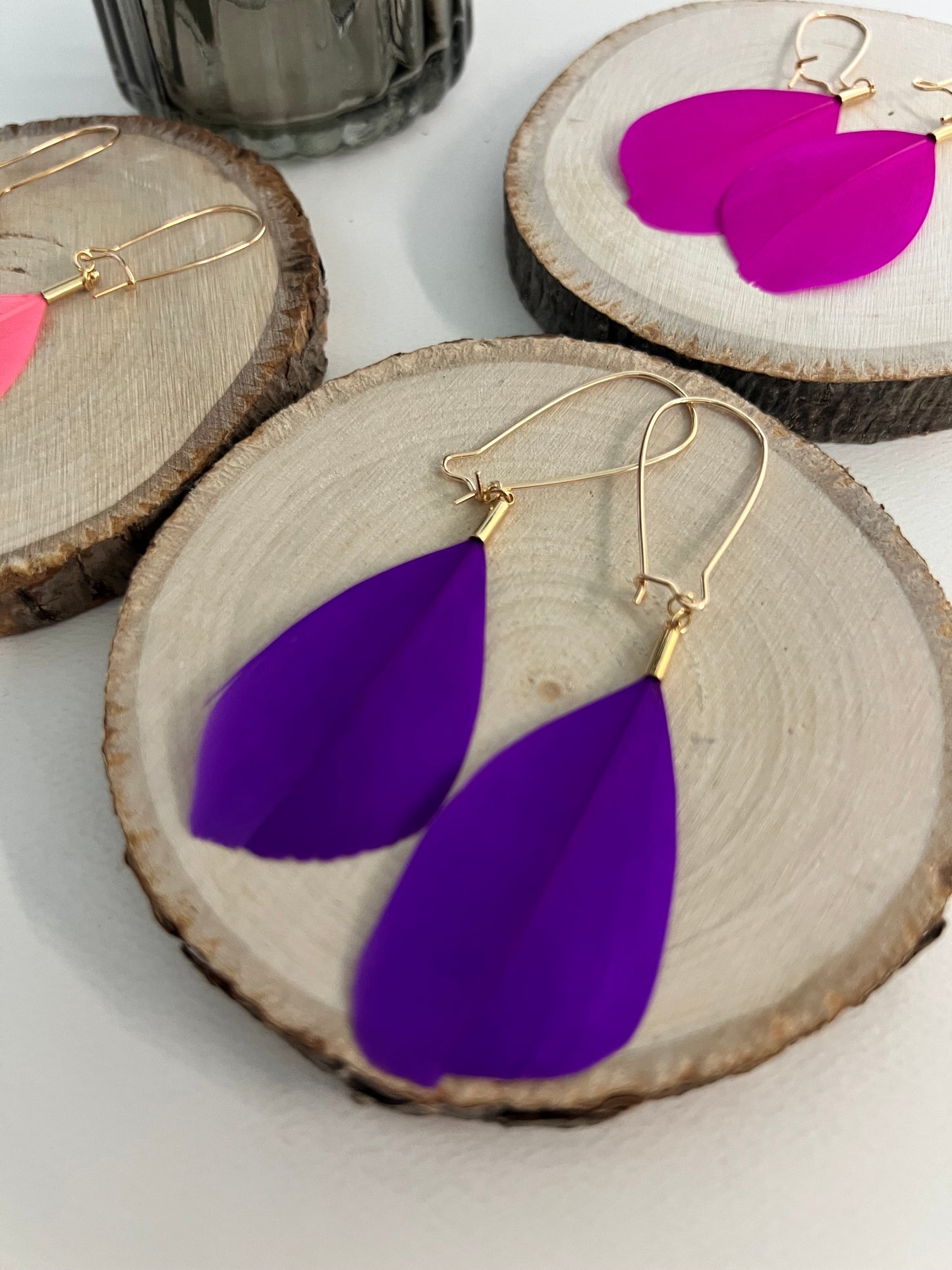 Flirty Lightweight Feather Earrings