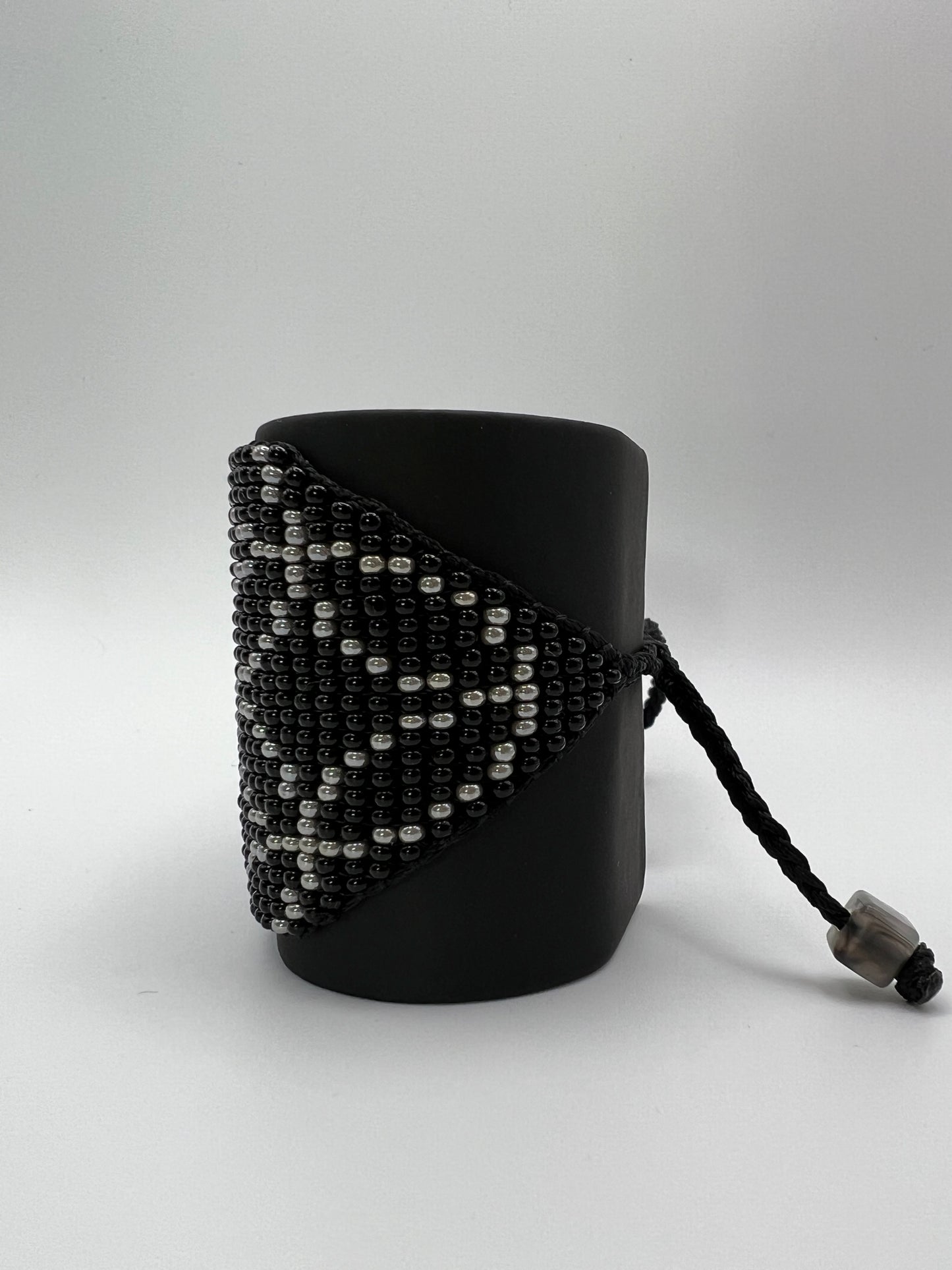 Trendy Large Beaded Bracelet Cuff