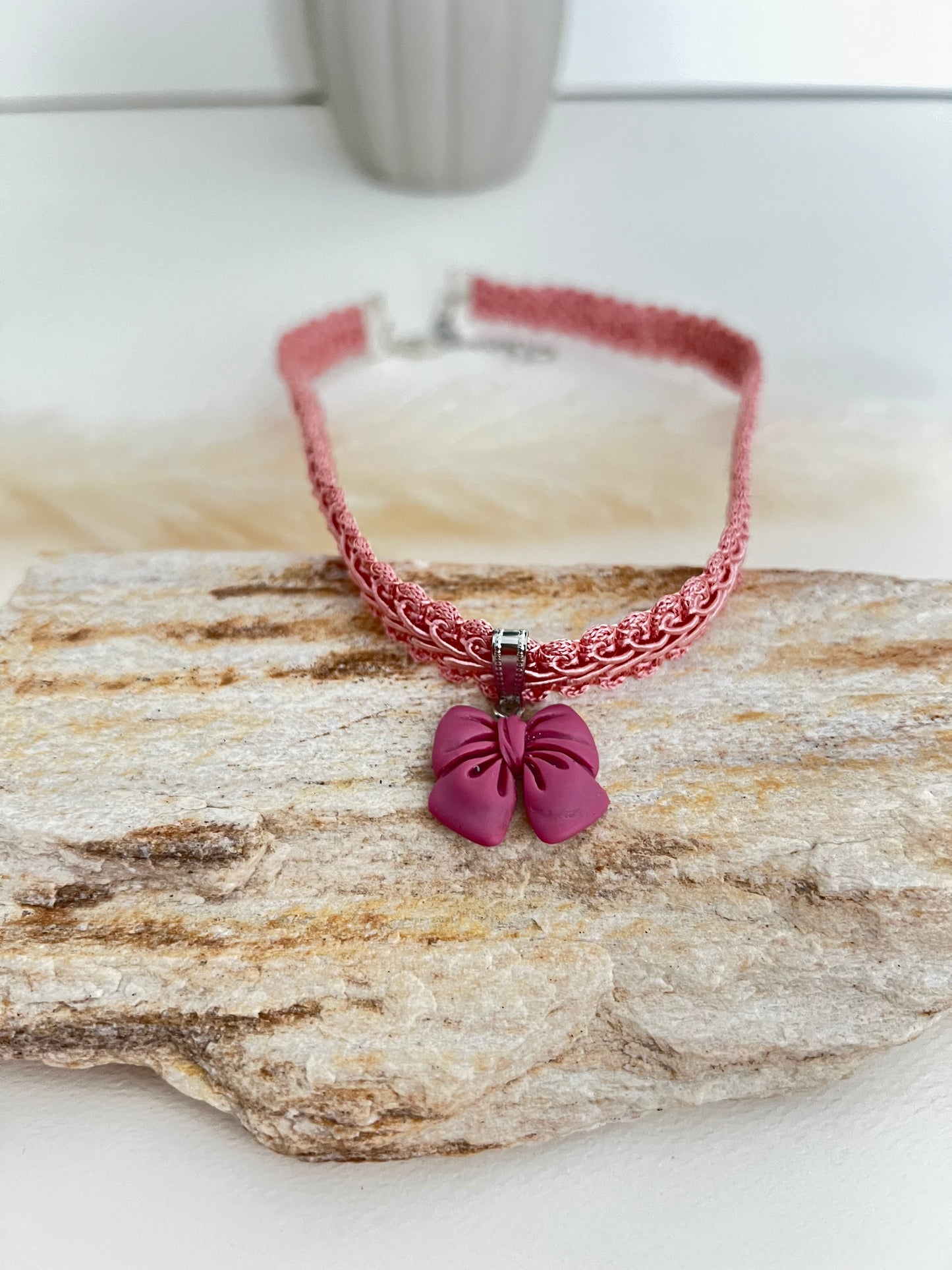 Cute Bow Pastel Color Chokers