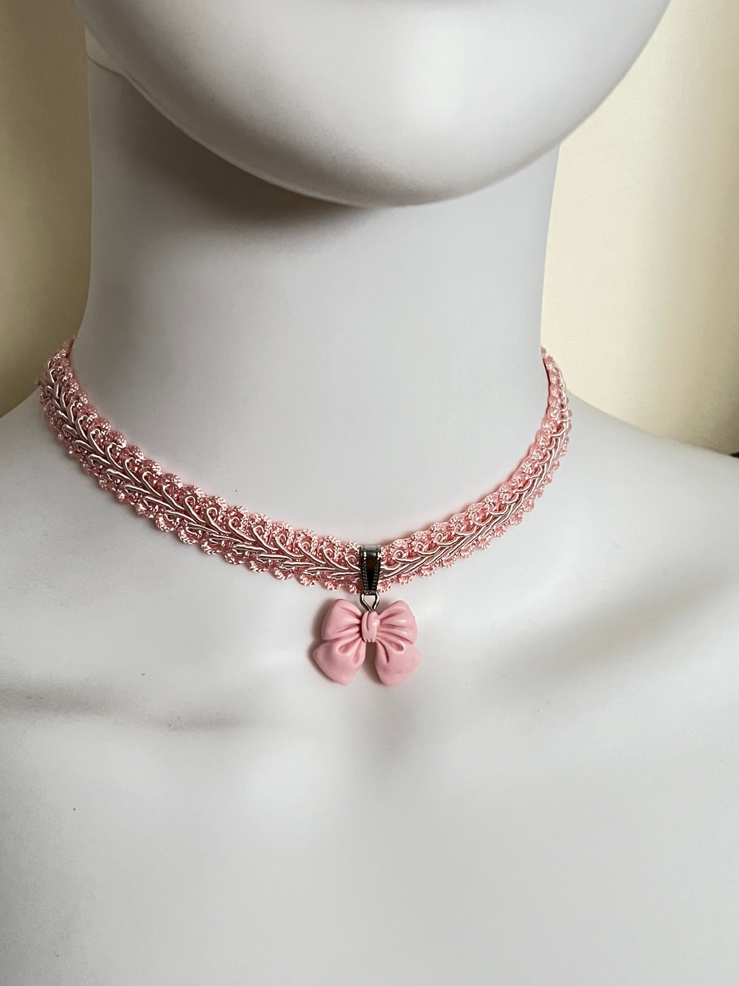 Cute Bow Pastel Color Chokers