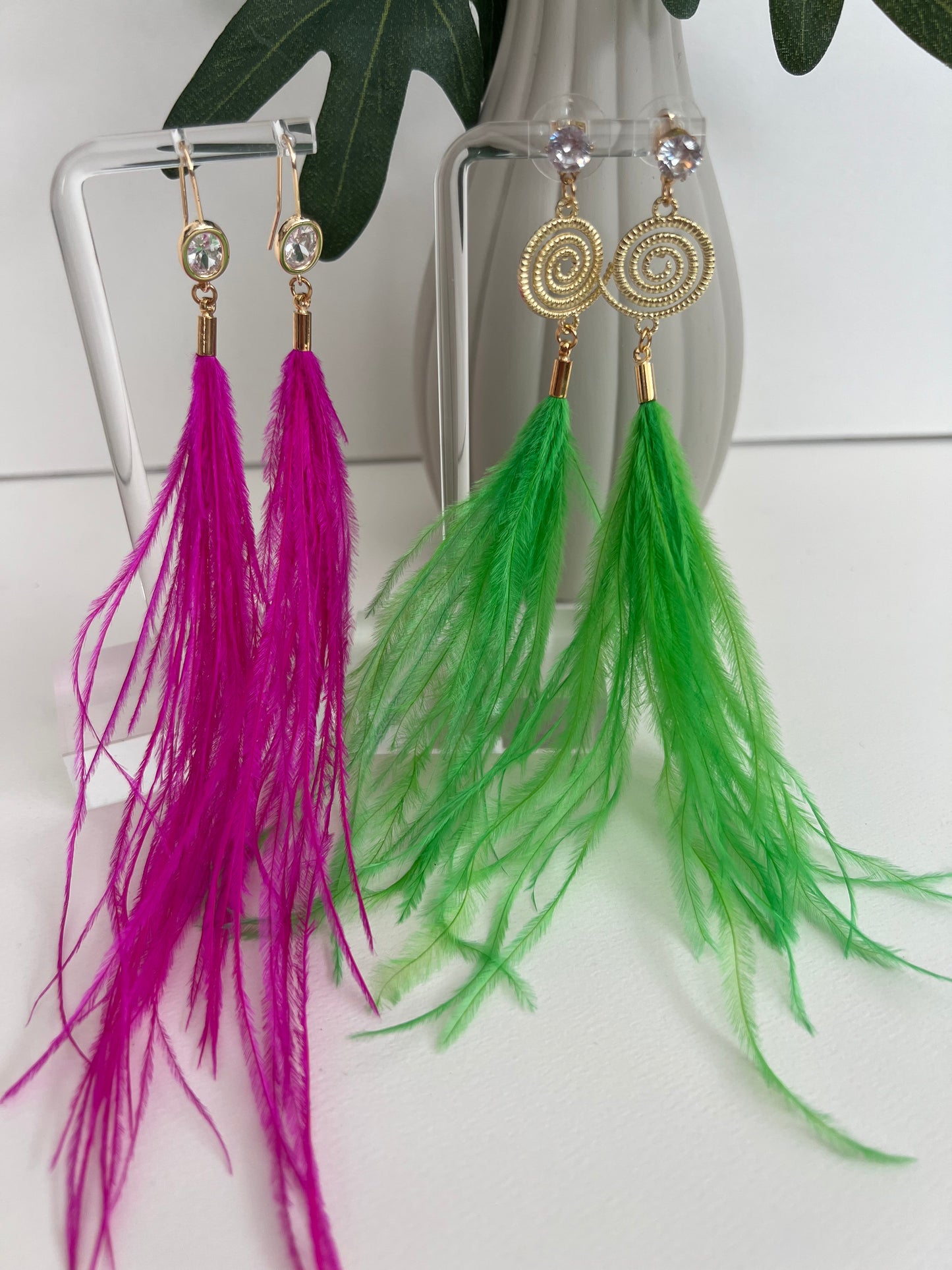 Whimsical Feather Earrings