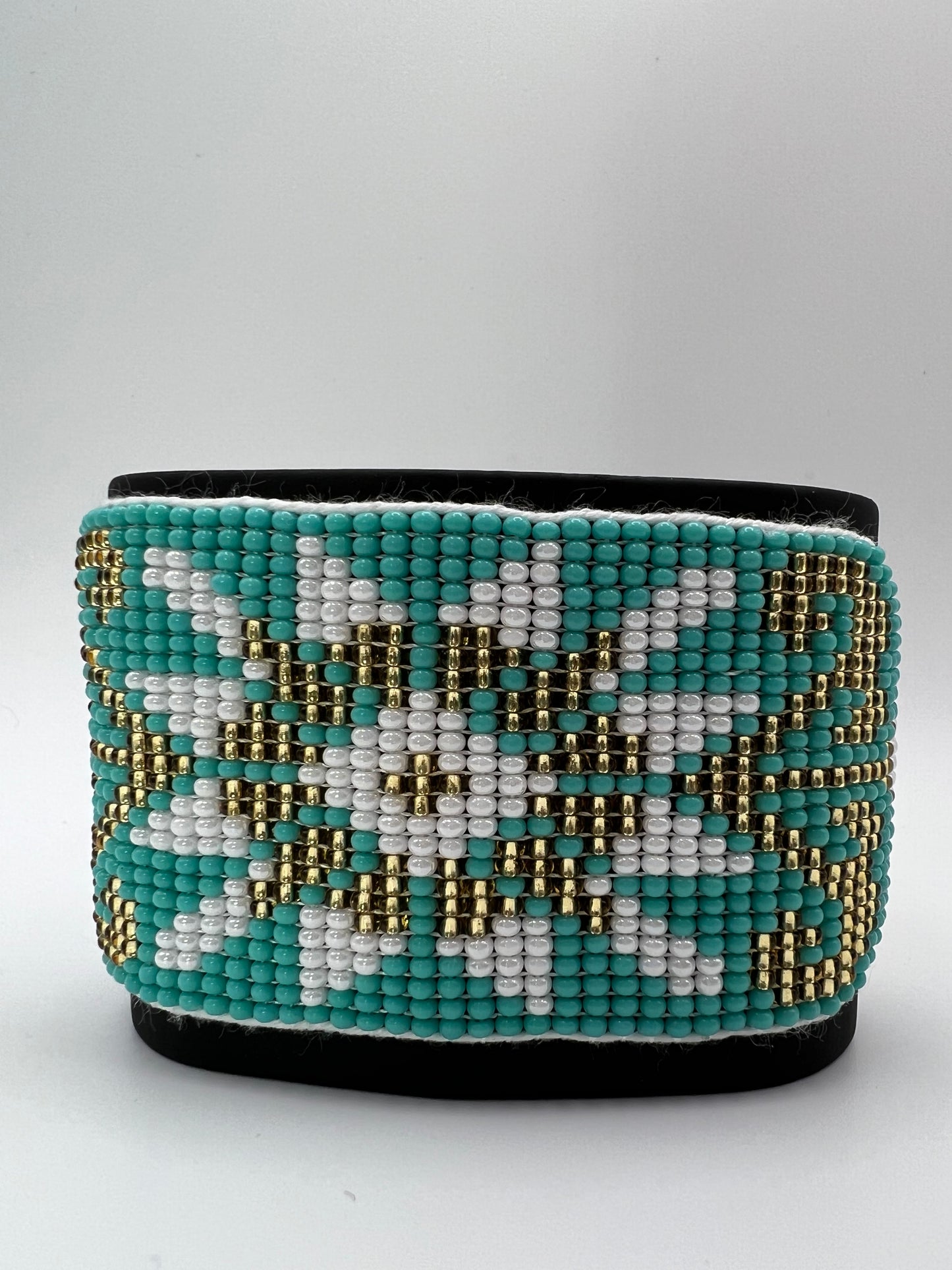 Trendy Large Beaded Bracelet Cuff