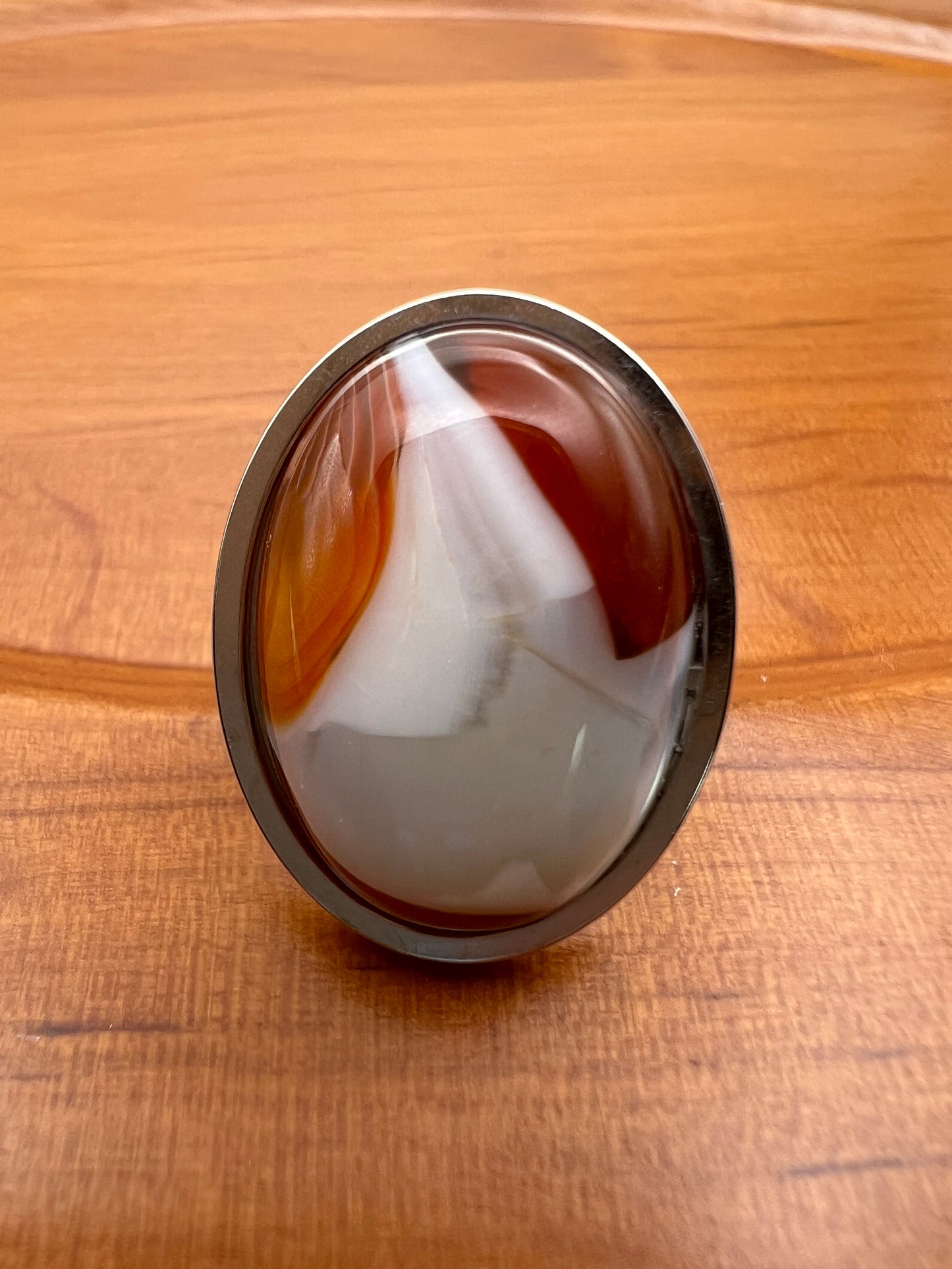 Yellow Aventurine Oval Rings