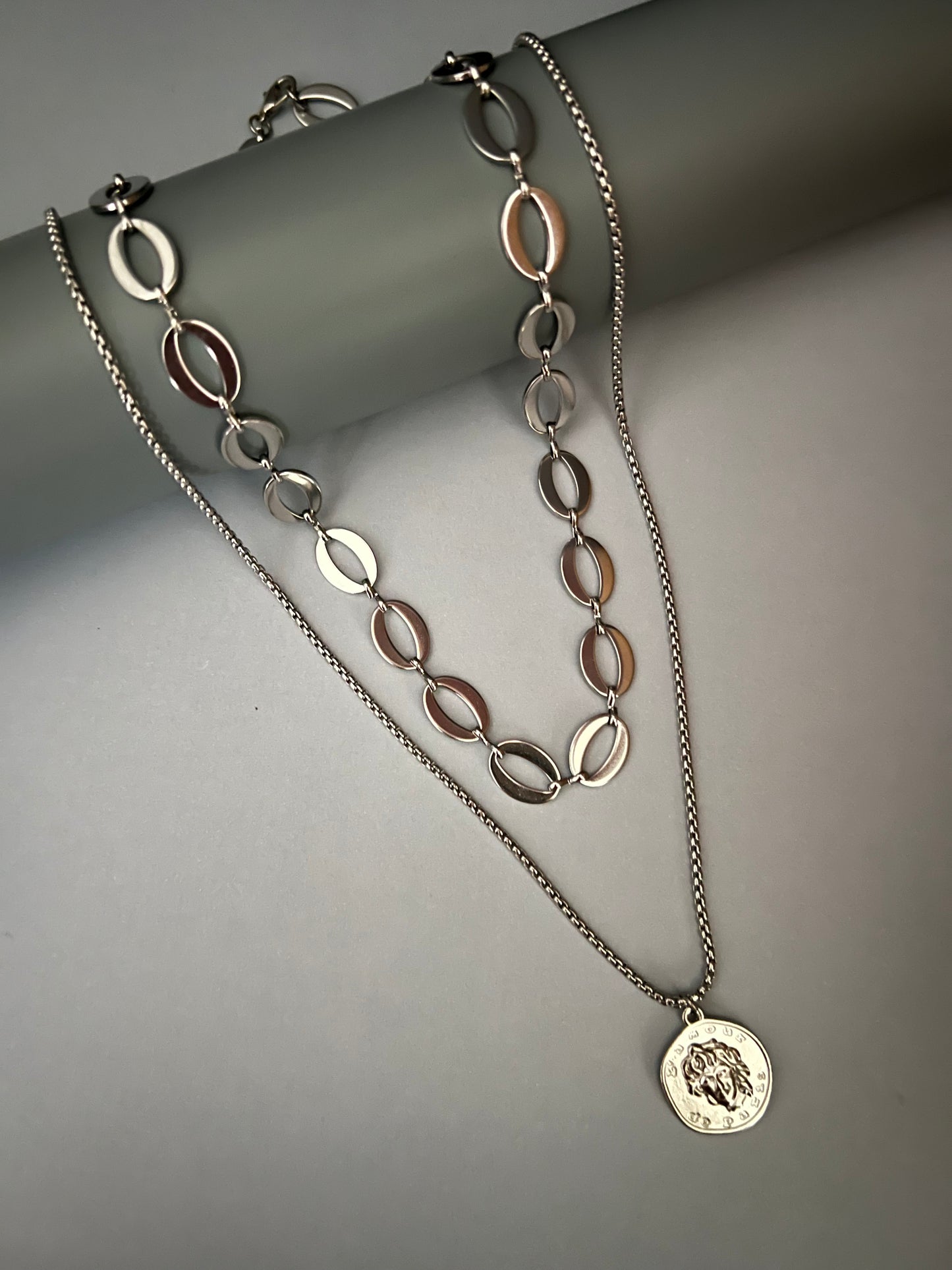 Roman Medallion Coin Necklace