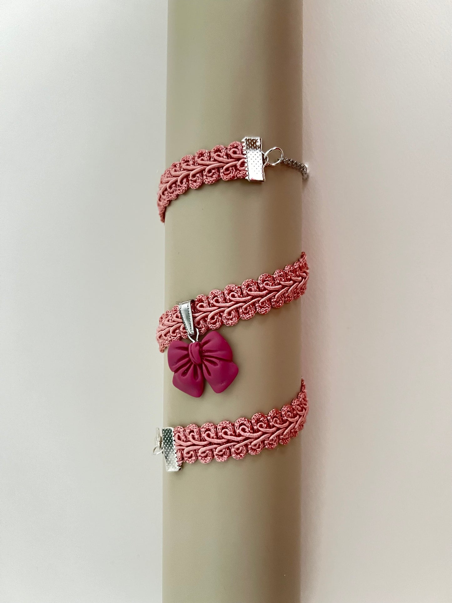 Cute Bow Pastel Color Chokers