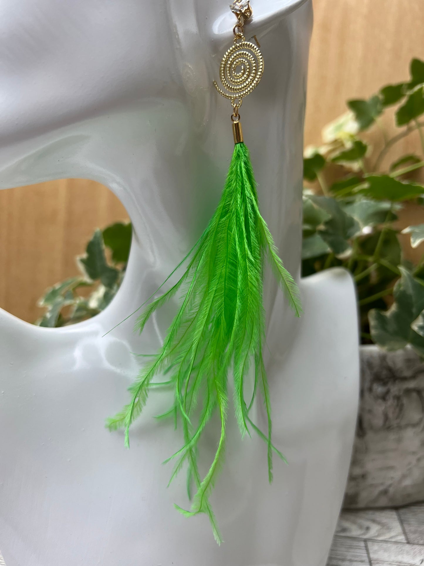 Whimsical Feather Earrings