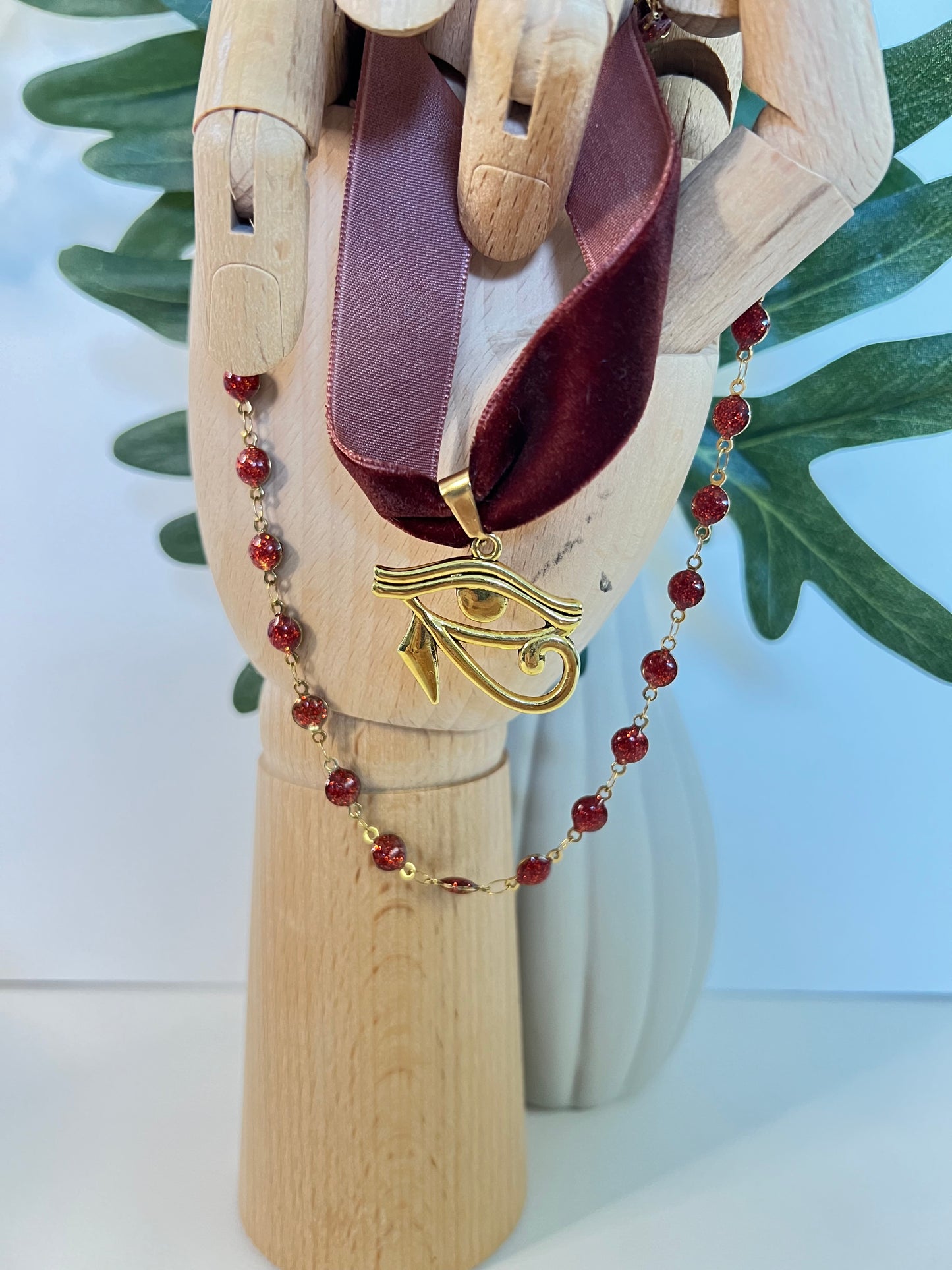 Eye of Horus Pendant Choker