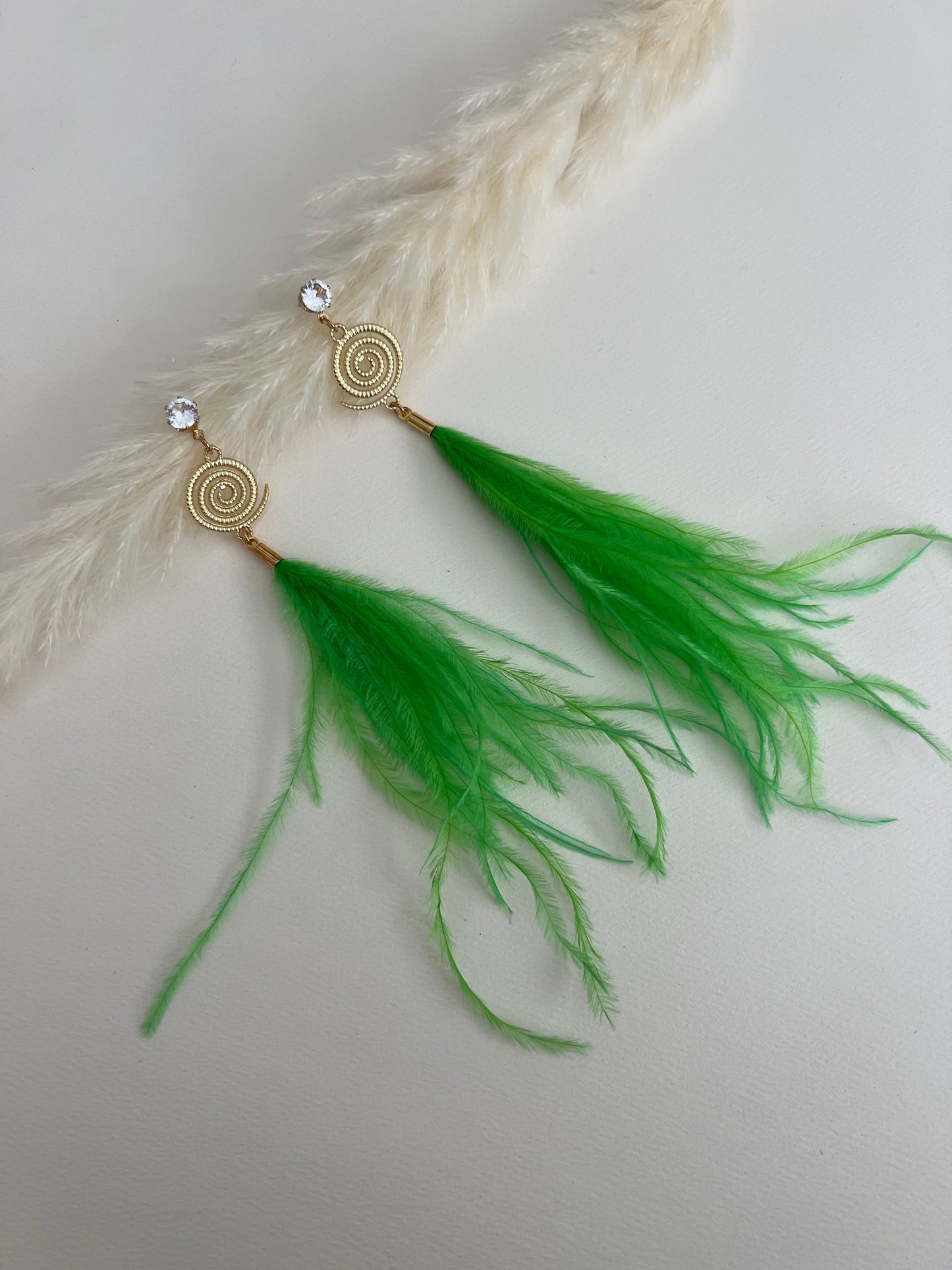 Whimsical Feather Earrings