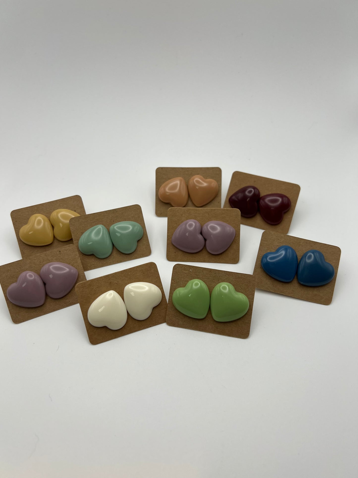 Heart Stud Earrings
