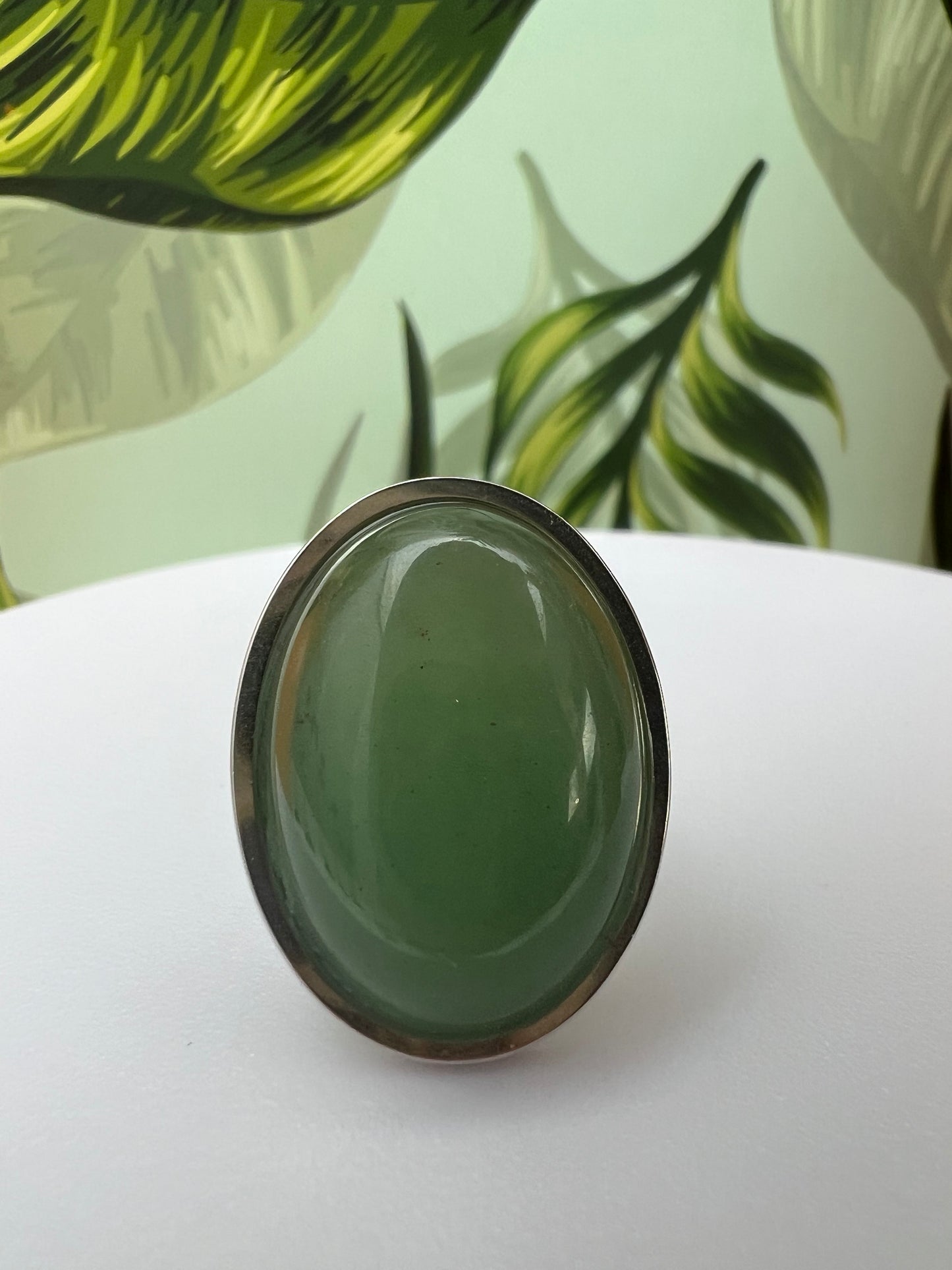 Pop-of-Color Oval Statement Rings