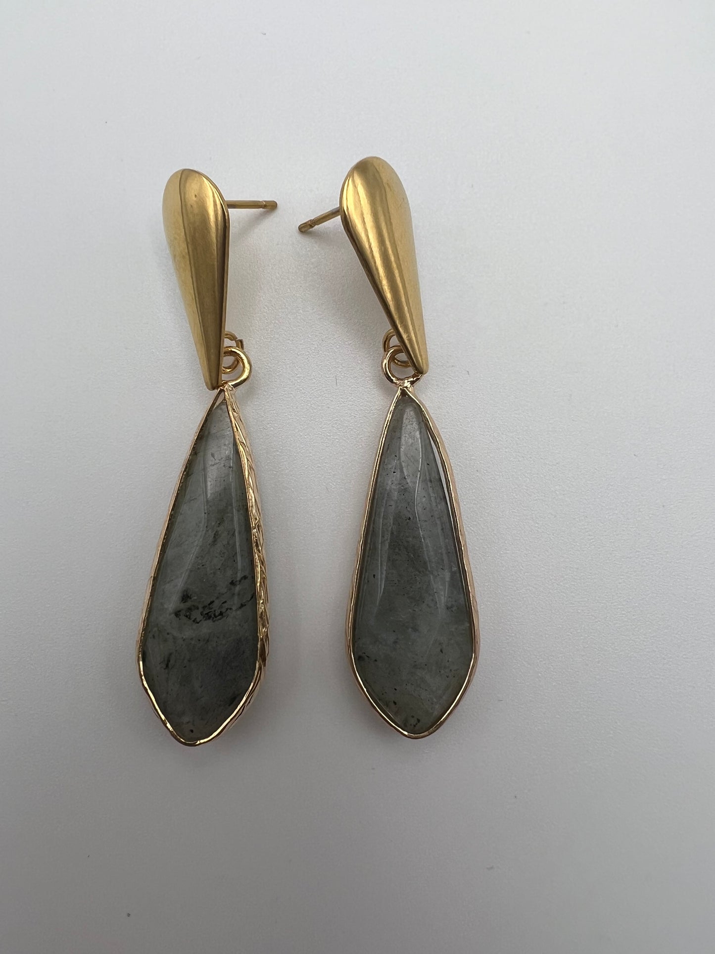 Labradorite Stone Earrings