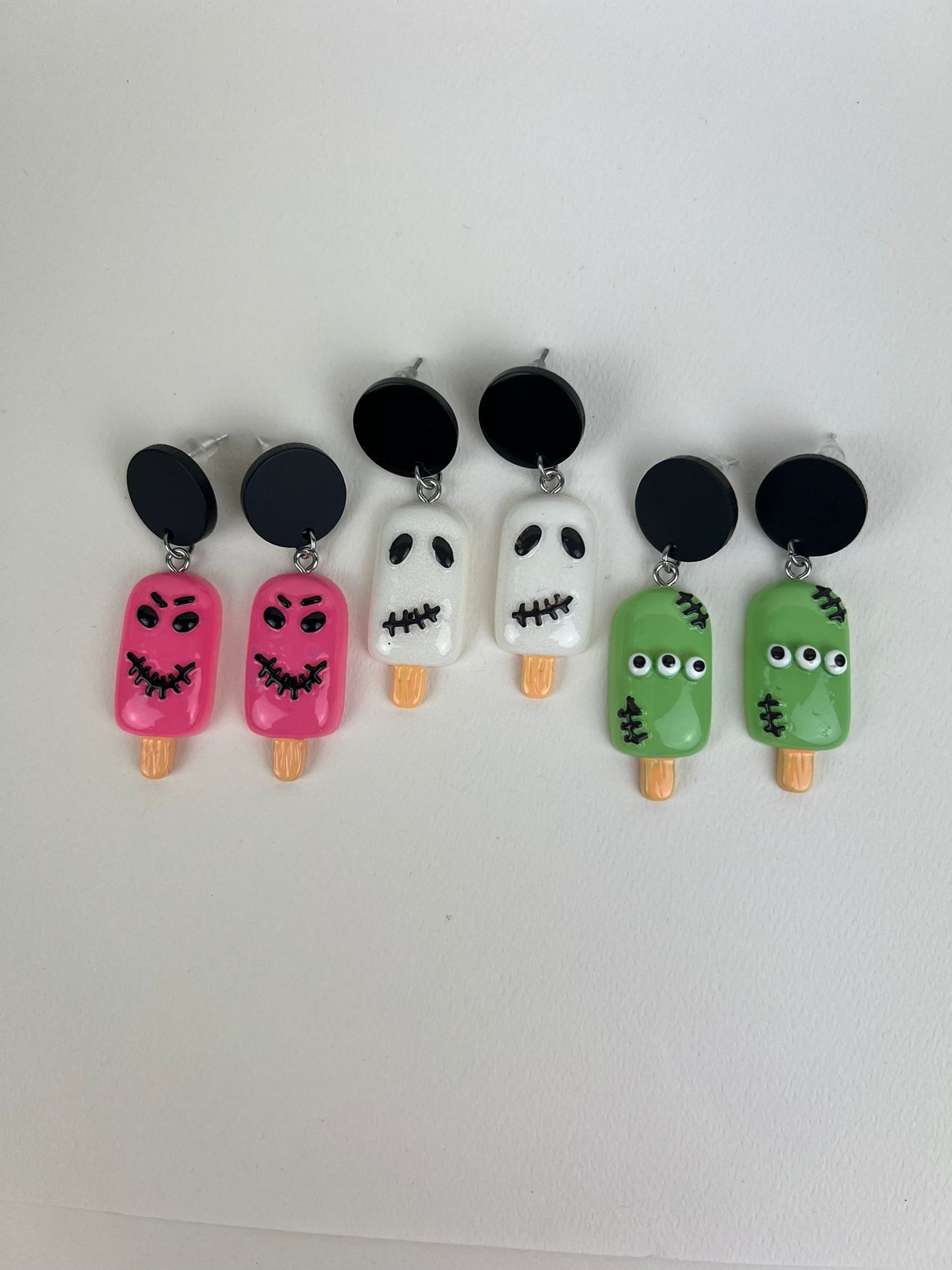 Cute Spooky Popsicles Earrings