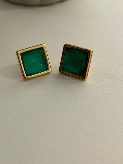 Tropical Color Stud Earrings