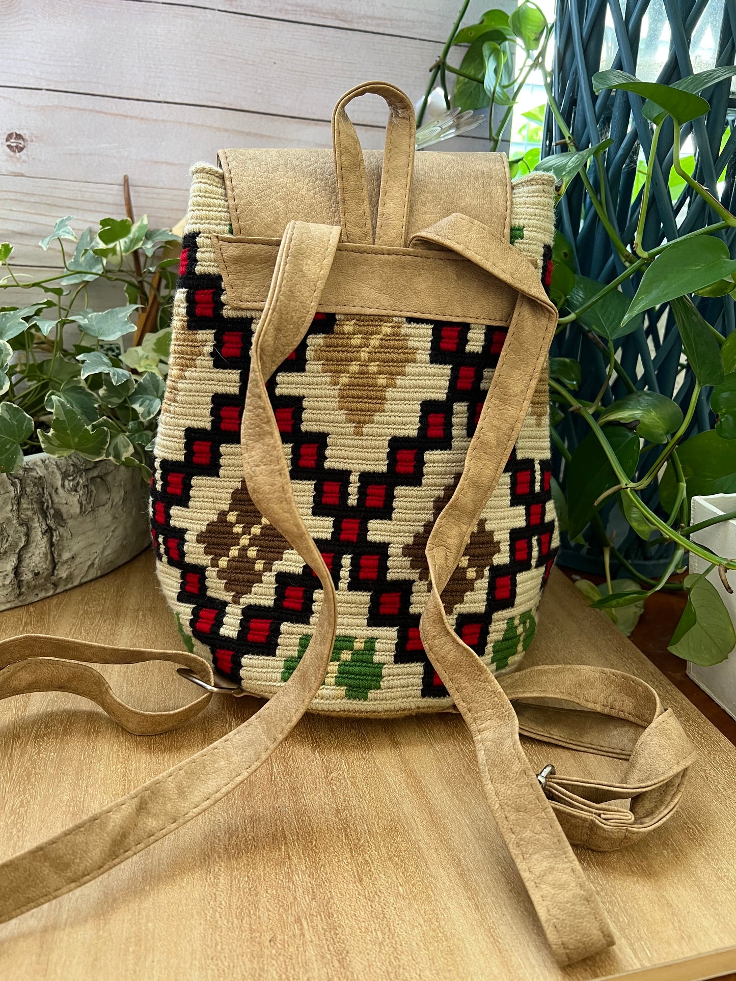 Artsy Handwoven Backpack