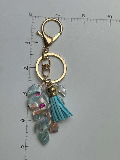 Boho Tropical Bird Keychain