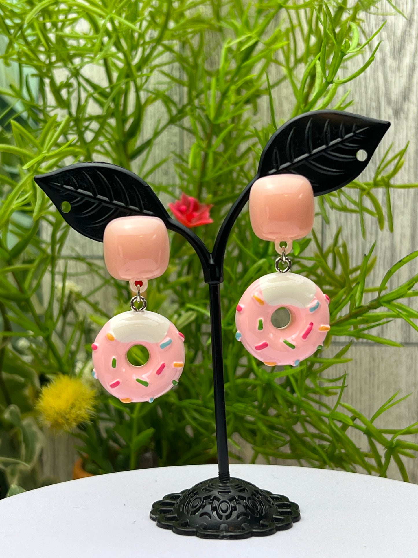 Whimsical Donut Earrings