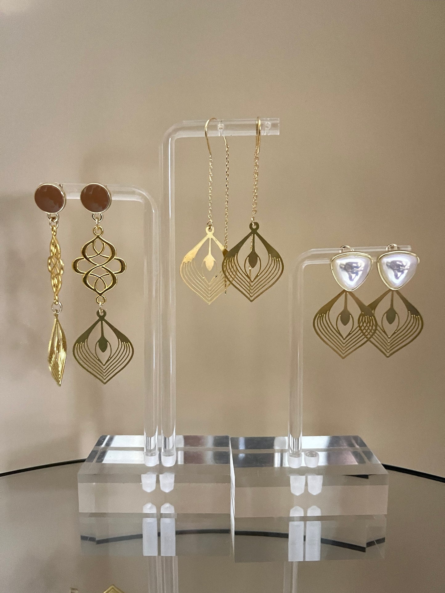 Art Deco-Inspired Drop Earrings