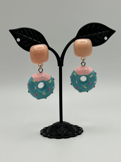 Whimsical Donut Earrings