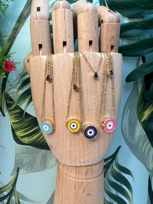 Minimalist Evil Eye Necklace