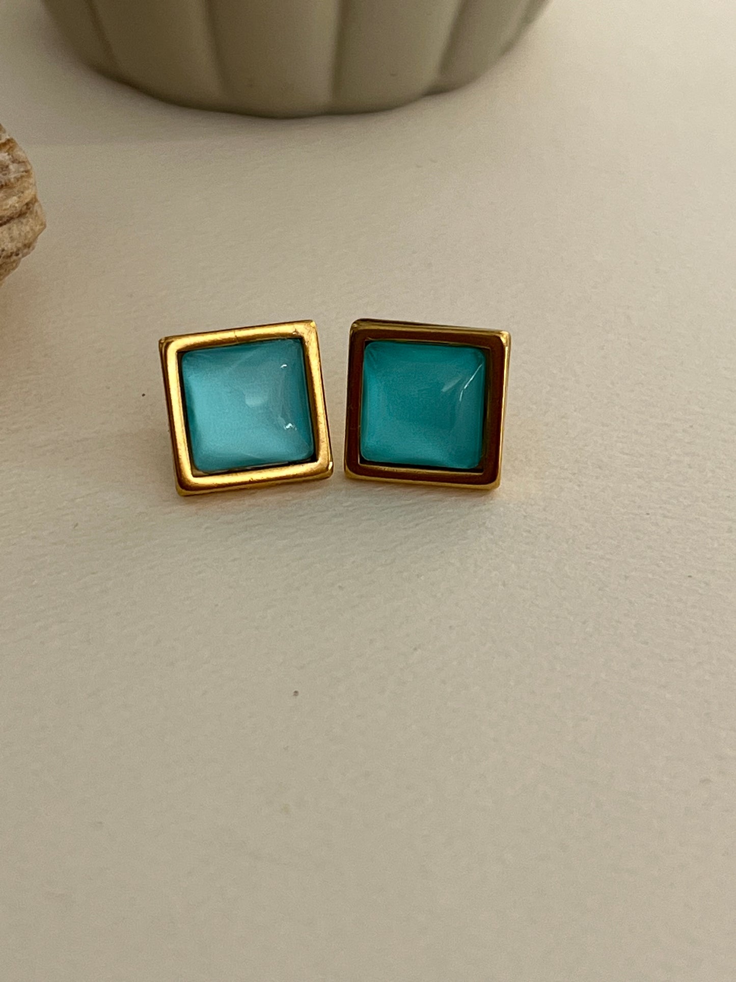 Tropical Color Stud Earrings