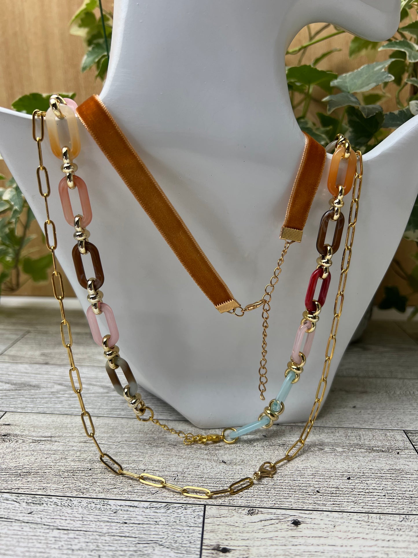 Bohemian  Layered Necklace Set