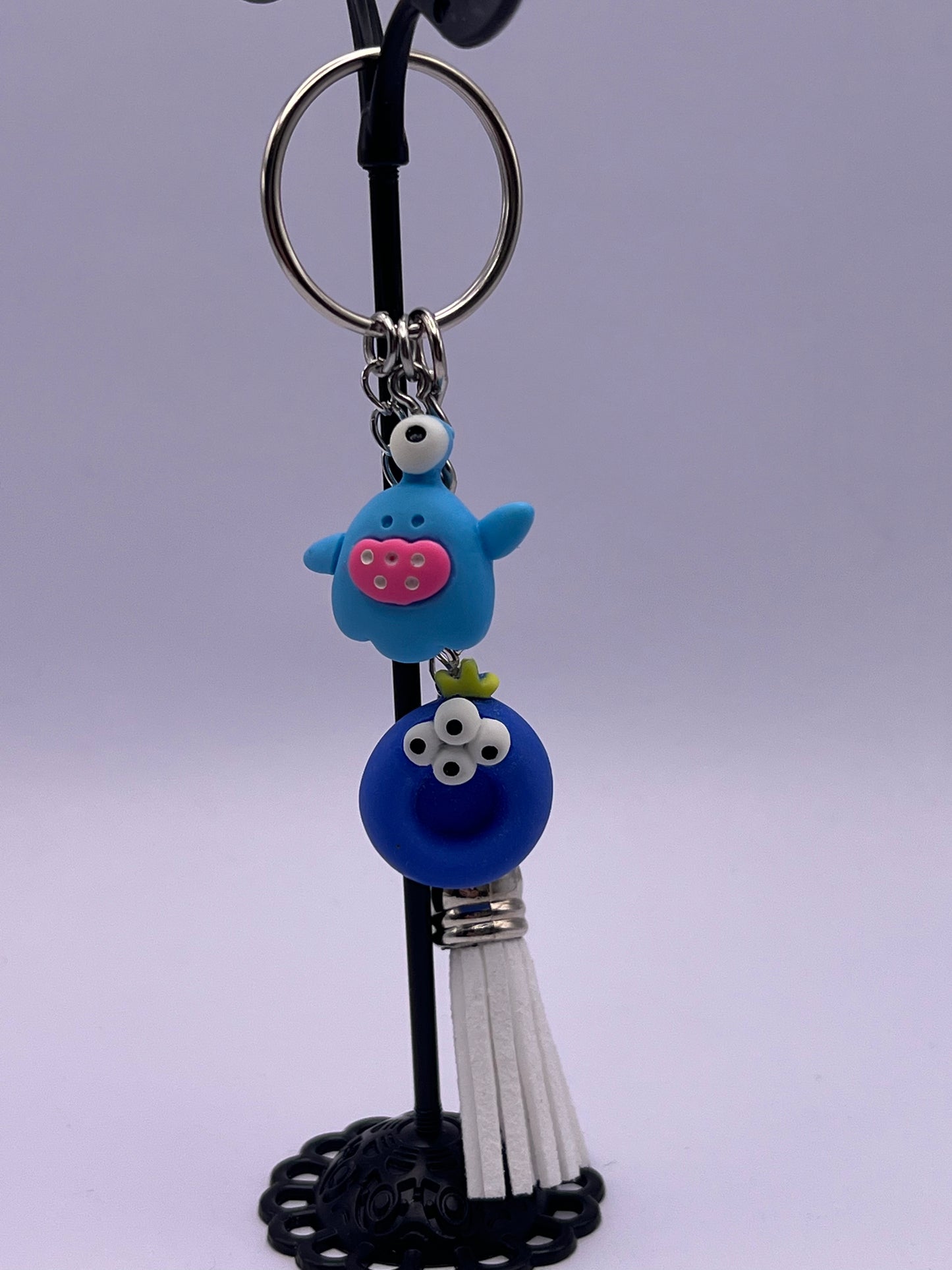 Monsters Polymer Clay Keychain