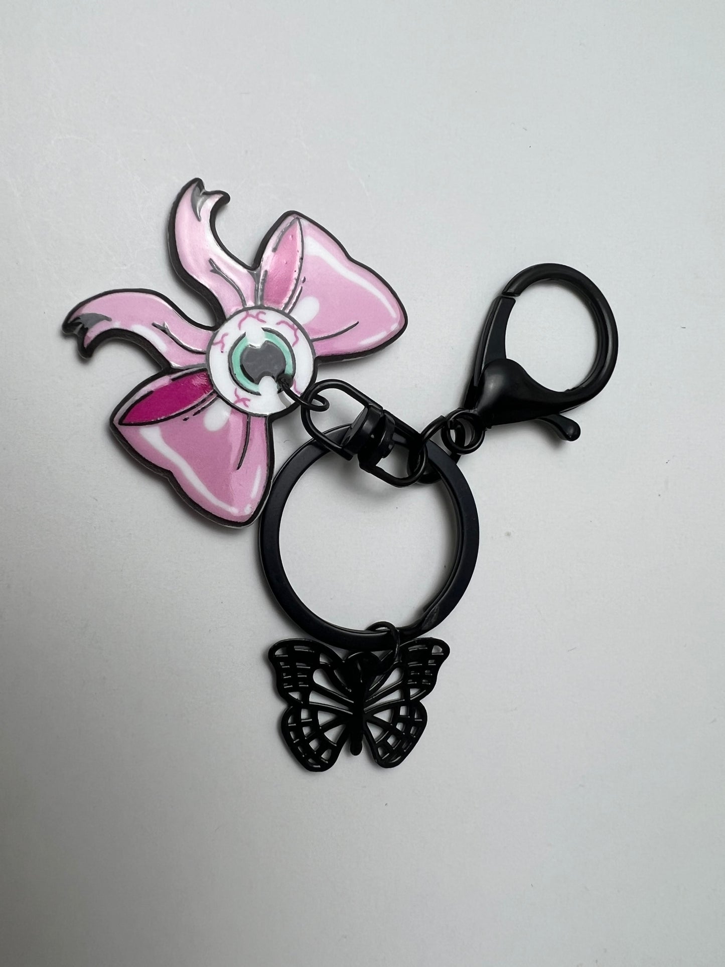 Bow & Eye Pastel Goth Kaychain