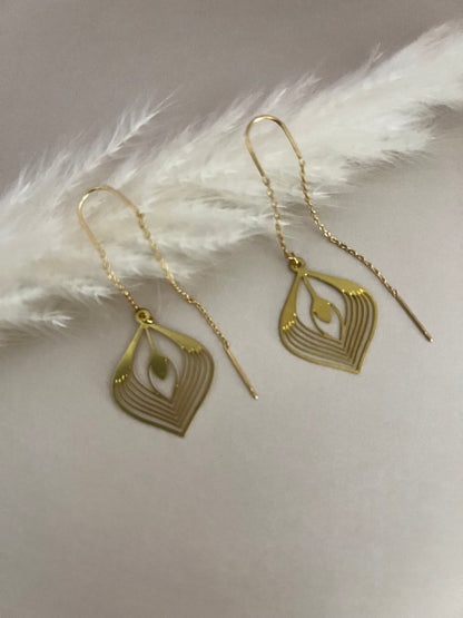 Art Deco-Inspired Drop Earrings