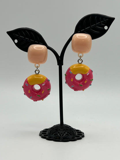 Whimsical Donut Earrings