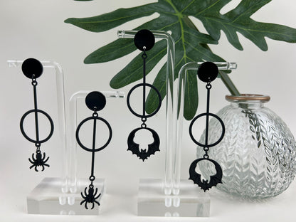 Long Statement Gothic Earrings