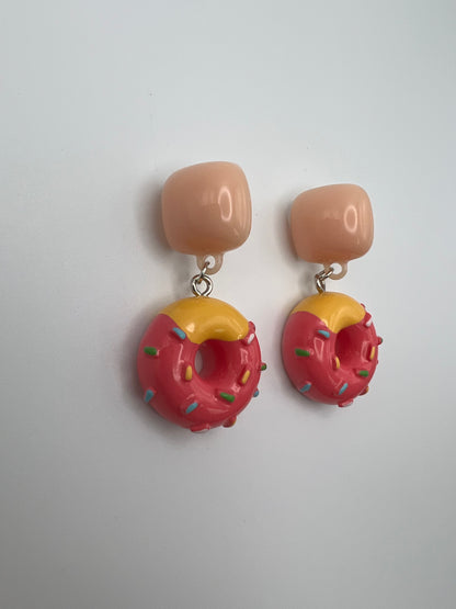 Whimsical Donut Earrings