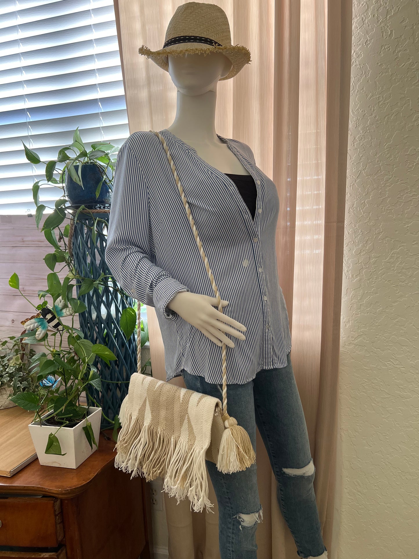 Classic Boho Chic Fringe Shoulder Bag