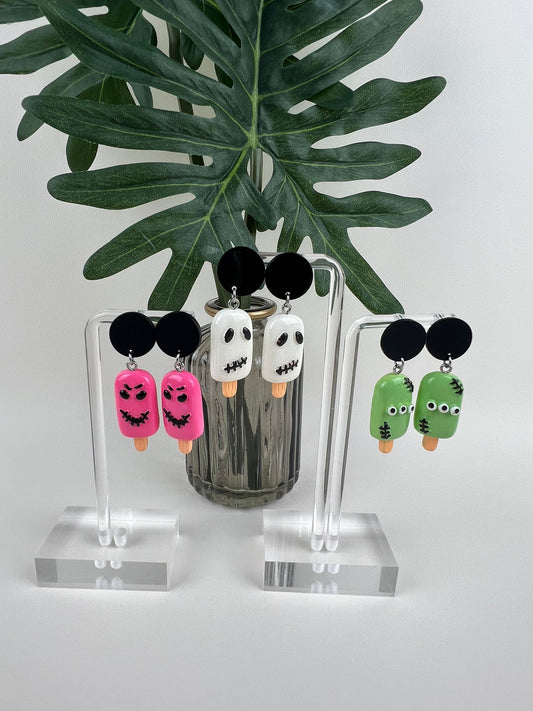 Cute Spooky Popsicles Earrings